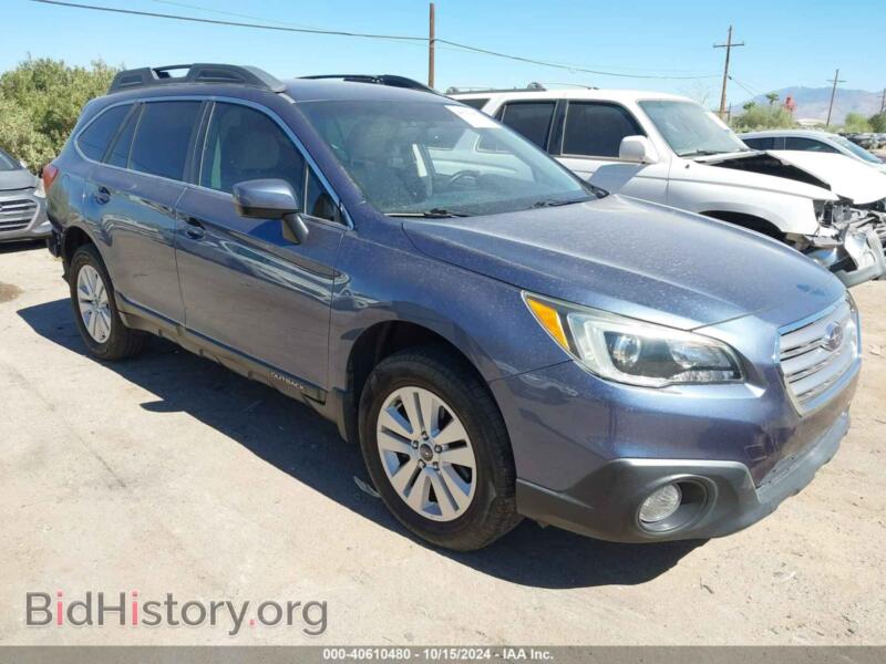 2015 Subaru OUTBACK 2.5I Premium (VIN 4S4BSACC3F3239351) — photo 1 of 17, IAAI, damage: rear