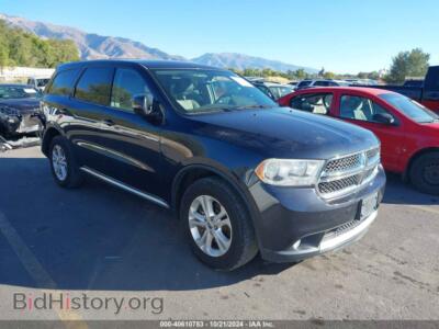 2013 Dodge DURANGO SXT, черный — VIN 1C4RDJAG9DC681695, IAAI
