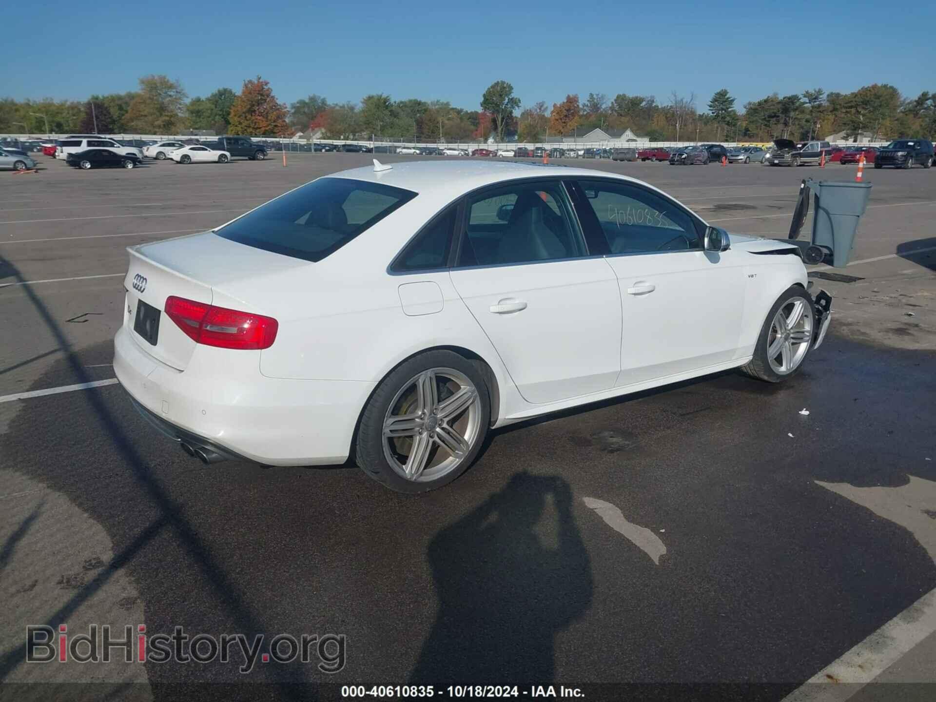 2013 AUDI S4 - VIN: WAUBGAFL1DA066260 - Фото 4