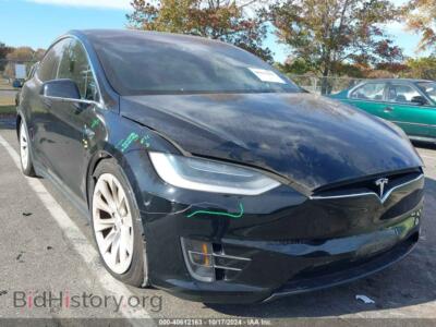 2019 Tesla MODEL X 100d/75d/Long Range, black — VIN 5YJXCAE27KF205129, IAAI