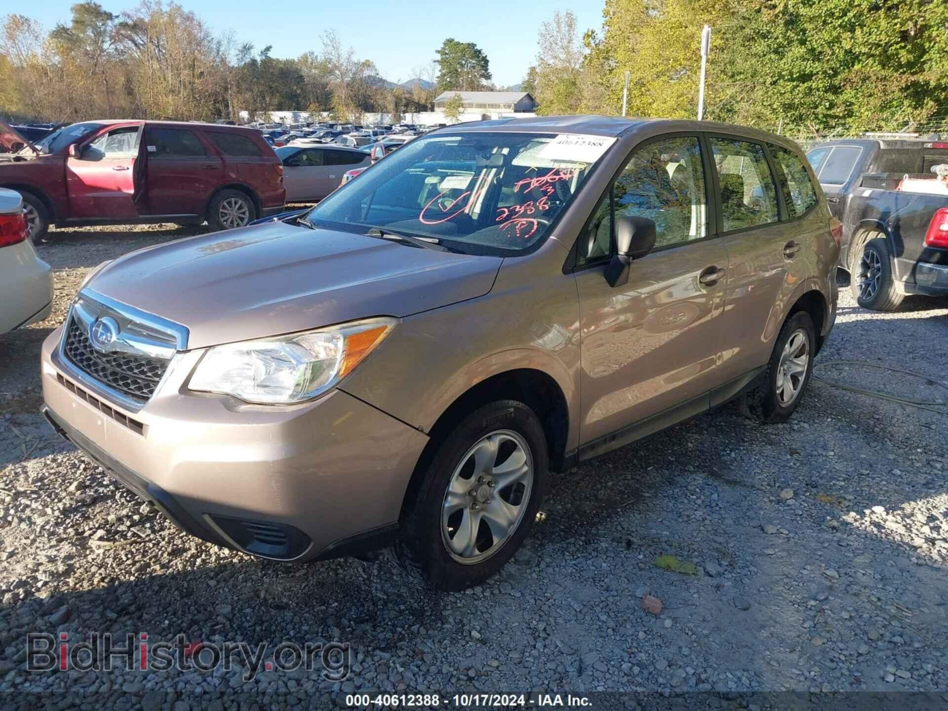 2014 SUBARU FORESTER - VIN: JF2SJAAC0EH467353 - Фото 2
