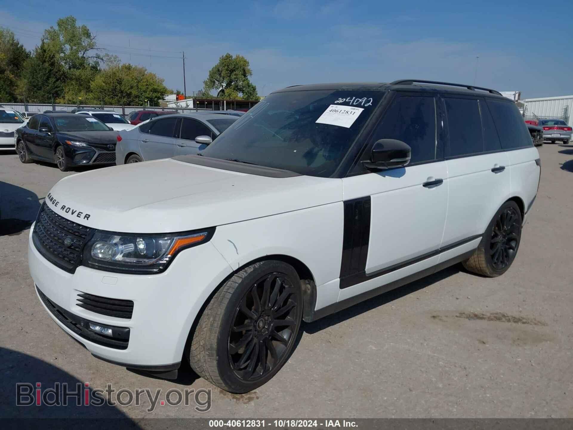 2015 LAND ROVER RANGE ROVER - VIN: SALGS2TF8FA204092 - Фото 2