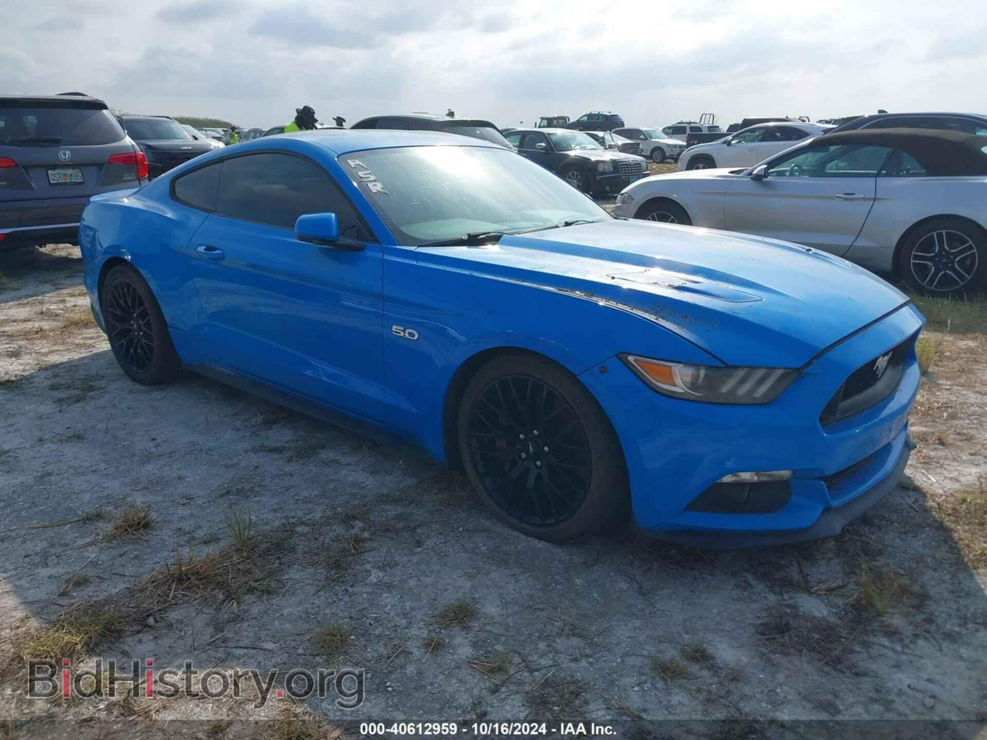 Фотография 1FA6P8CF9H5316165 - FORD MUSTANG 2017