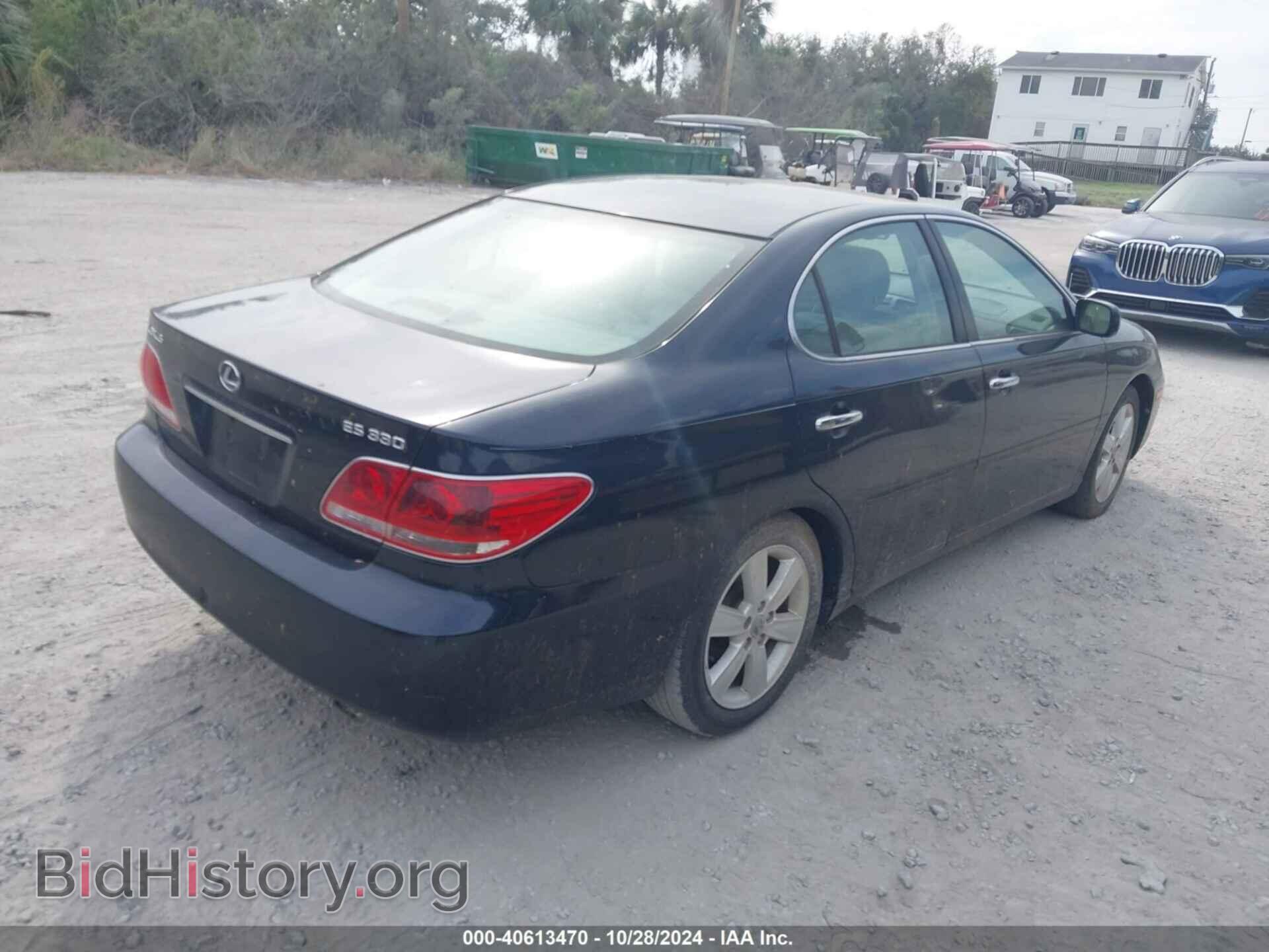 2005 LEXUS ES 330 - VIN: JTHBA30G455082568 - Фото 4