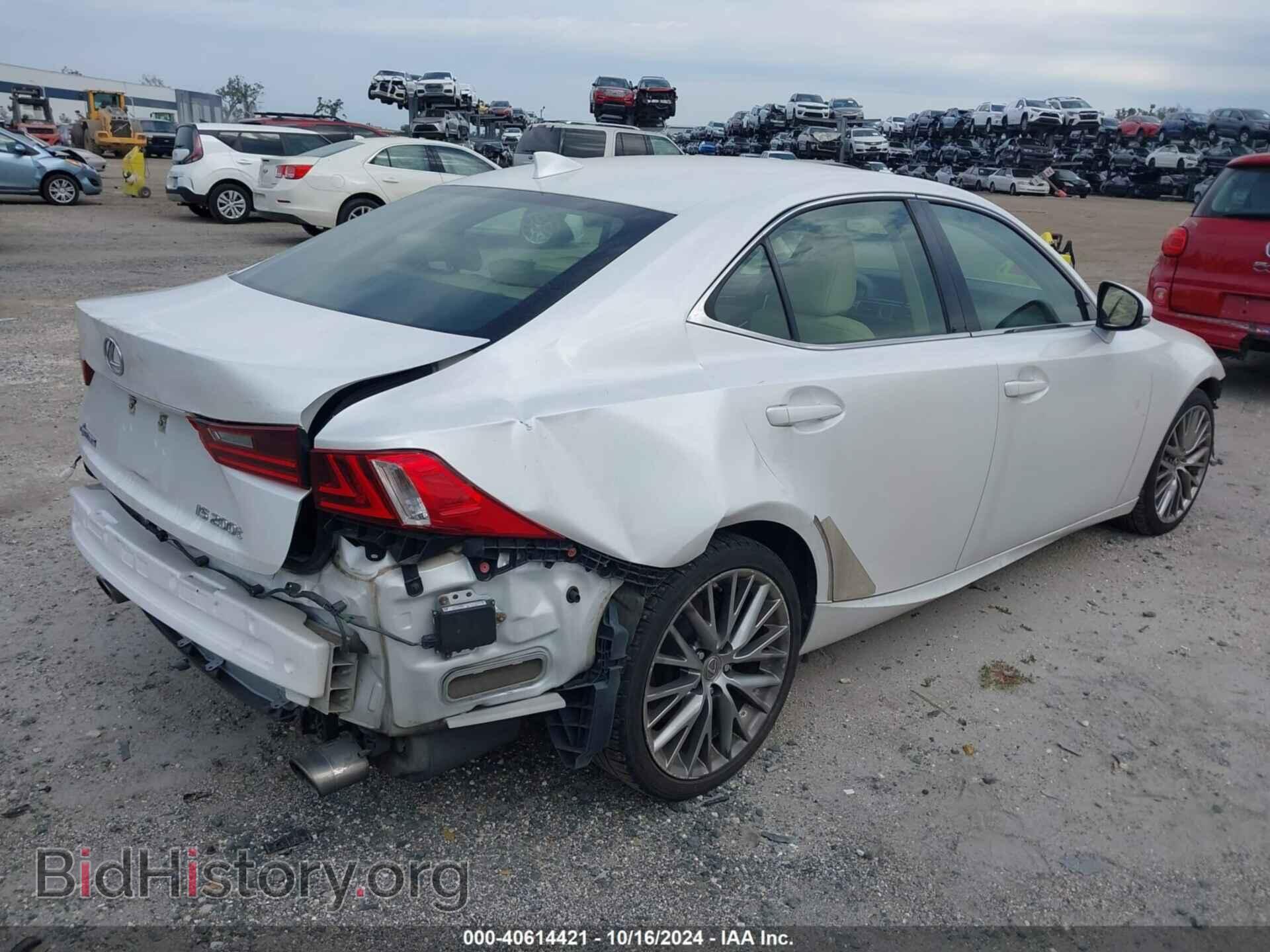 2016 LEXUS IS 200T - VIN: JTHBA1D2XG5030027 - Фото 4