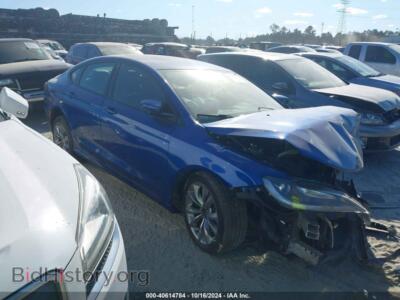 2015 Chrysler 200 S, синий — VIN 1C3CCCBBXFN535809, IAAI