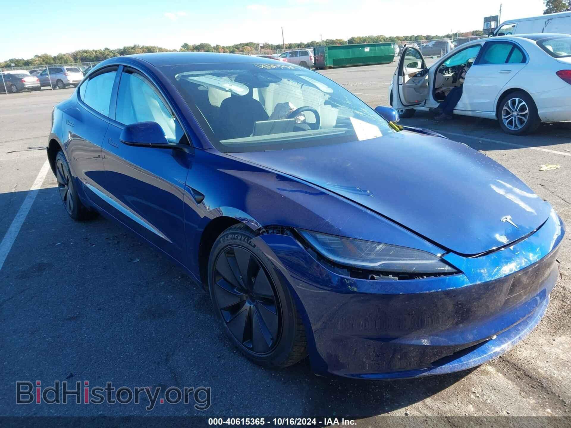 Photo 5YJ3E1EA9RF869006 - TESLA MODEL 3 2024