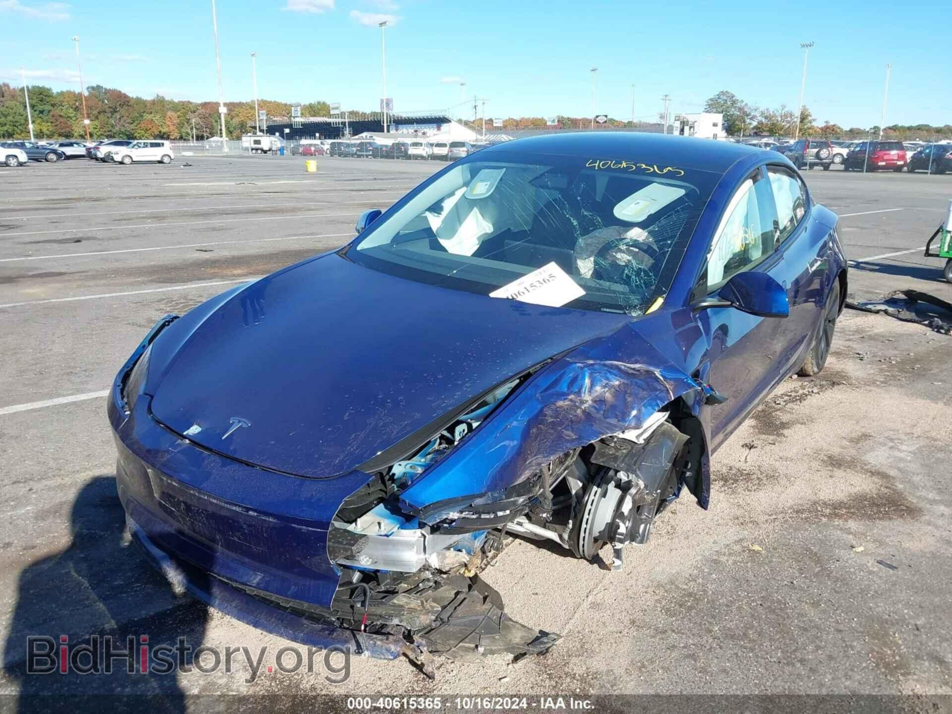 2024 TESLA MODEL 3 - VIN: 5YJ3E1EA9RF869006 - Фото 2