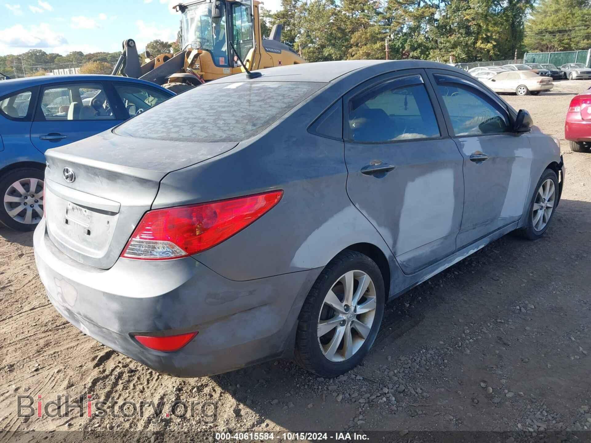 2012 HYUNDAI ACCENT - VIN: KMHCU4AE7CU112953 - Фото 4