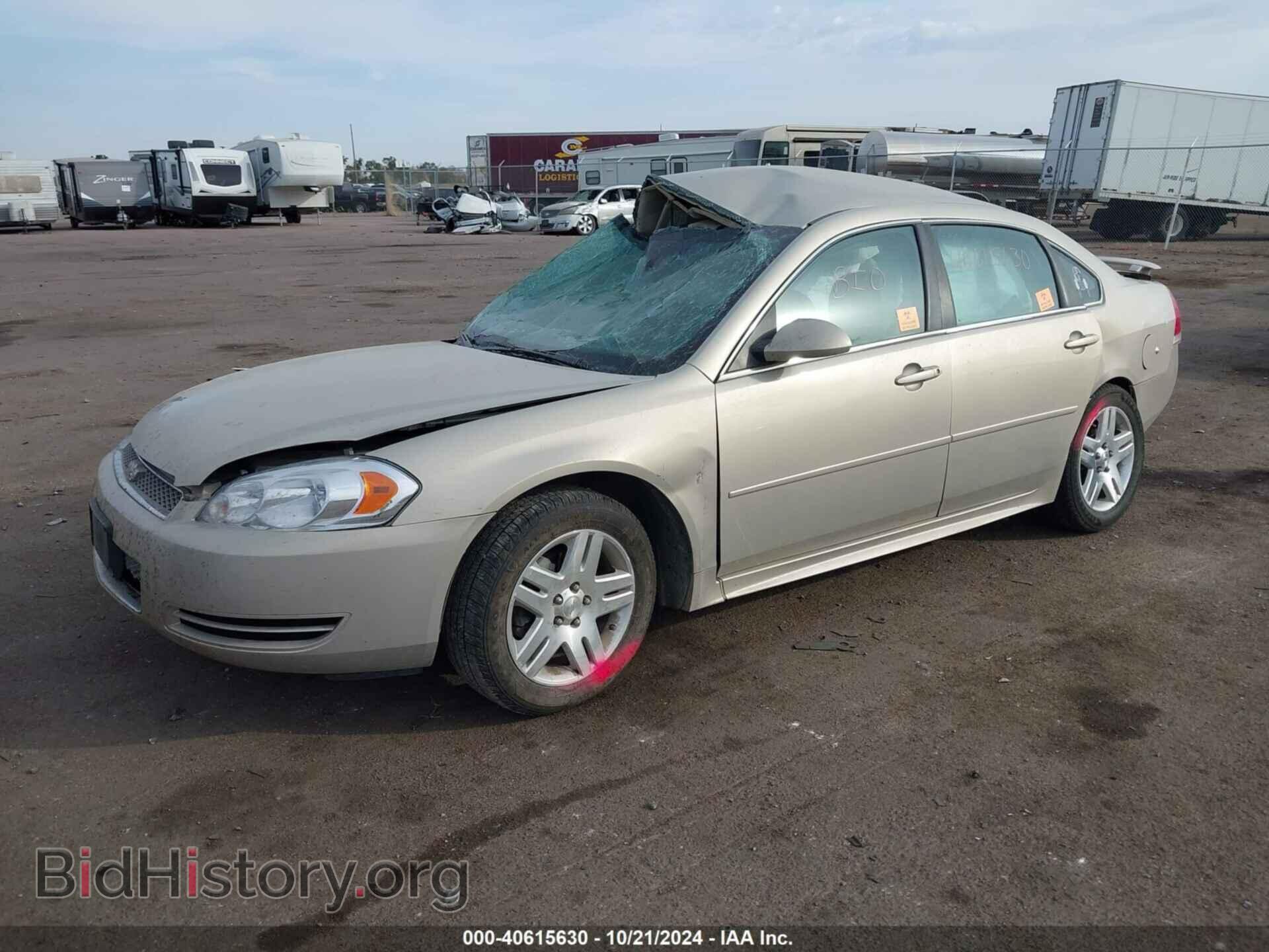 2012 CHEVROLET IMPALA - VIN: 2G1WB5E35C1318945 - Фото 2