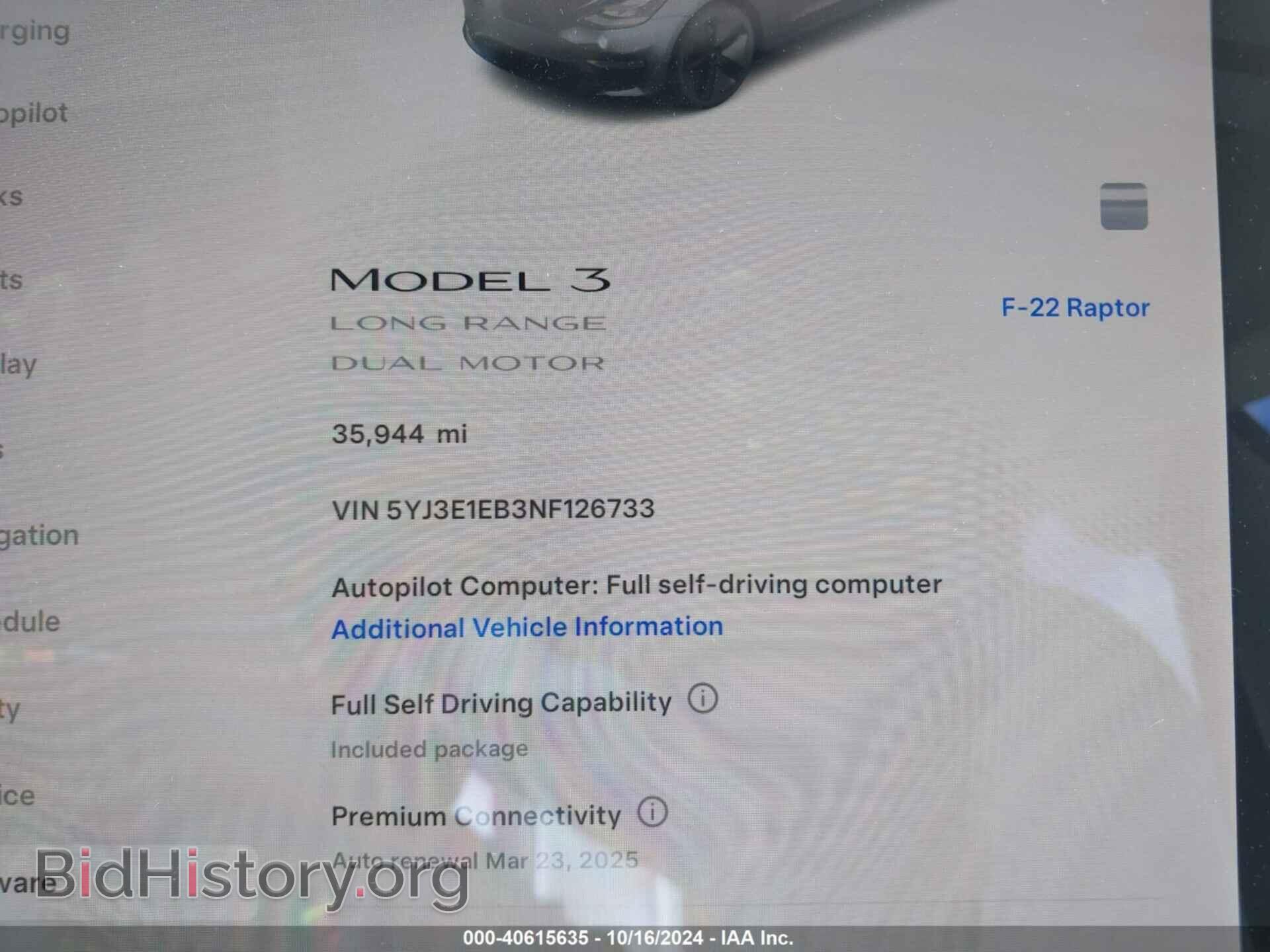 2022 TESLA MODEL 3 - VIN: 5YJ3E1EB3NF126733 - Фото 7