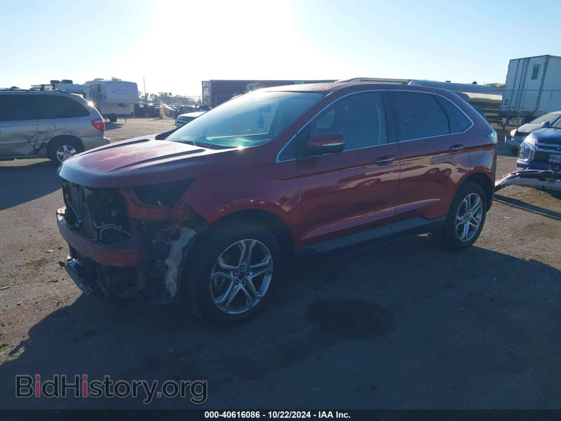 2016 FORD EDGE - VIN: 2FMPK4K9XGBB12000 - Фото 2