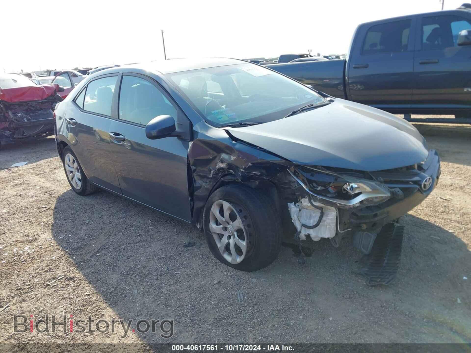 Photo 5YFBURHE9GP371465 - TOYOTA COROLLA 2016
