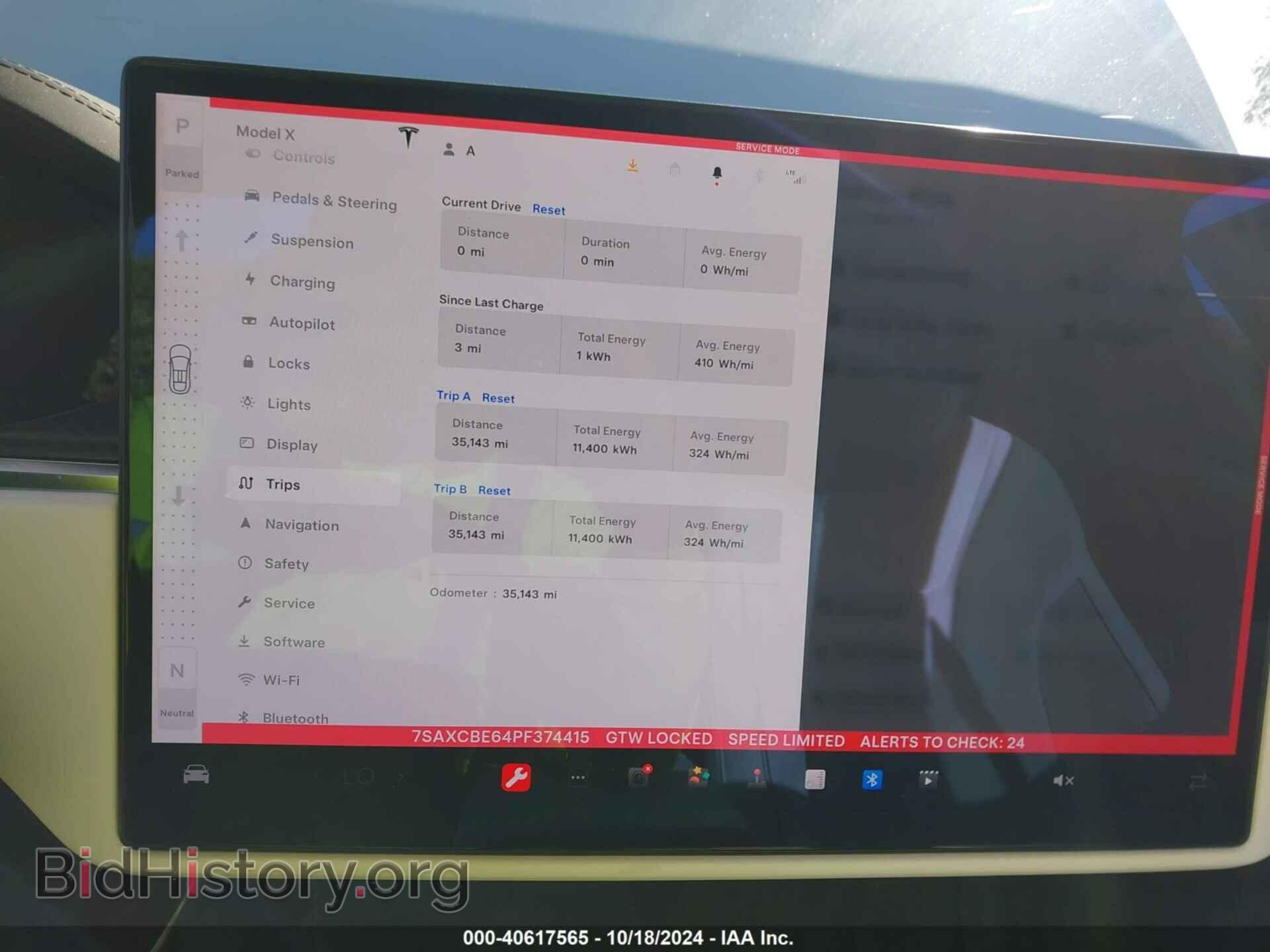 2023 TESLA MODEL X - VIN: 7SAXCBE64PF374415 - Фото 7