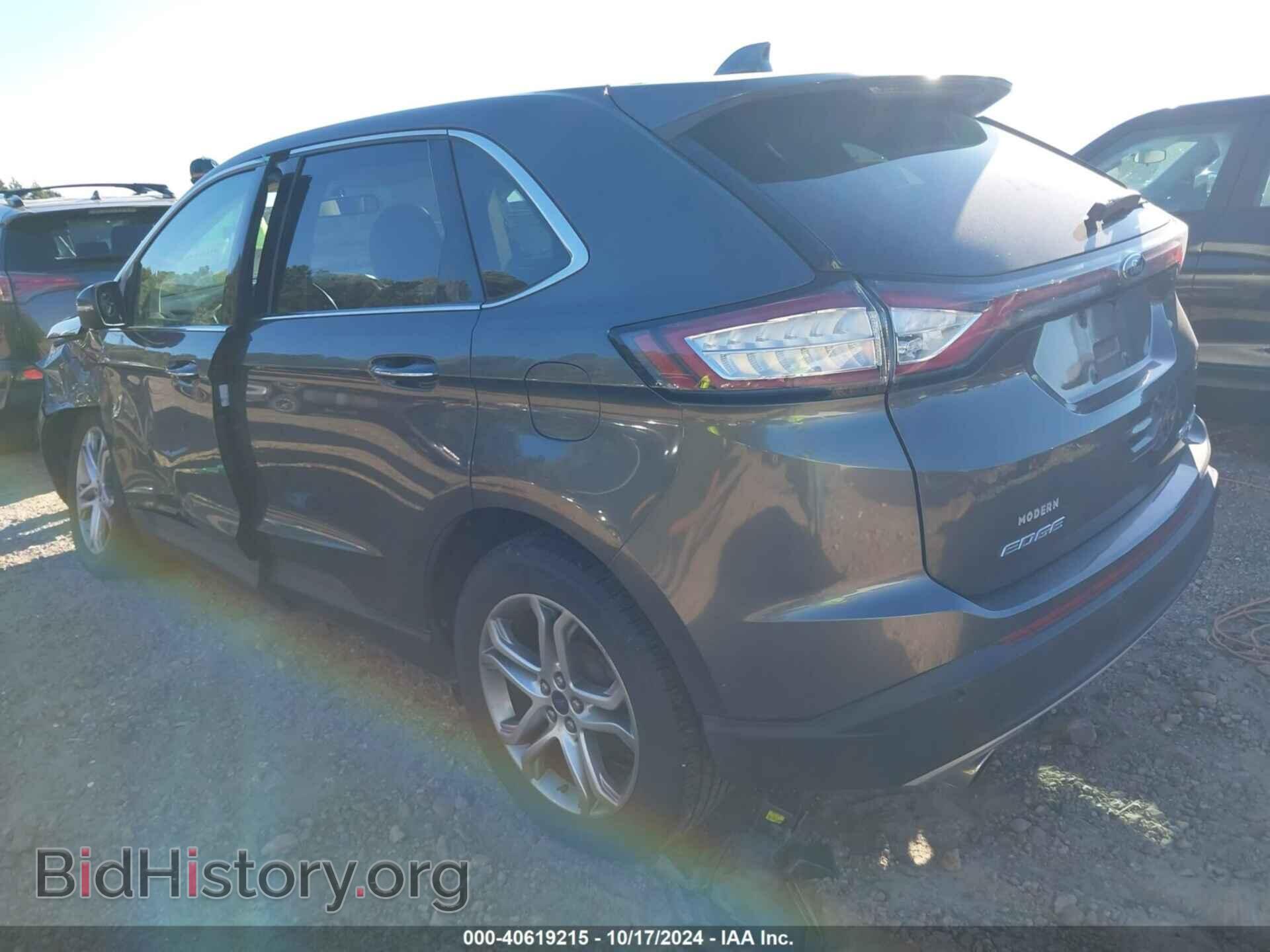 2015 FORD EDGE - VIN: 2FMTK3K91FBB16511 - Фото 2