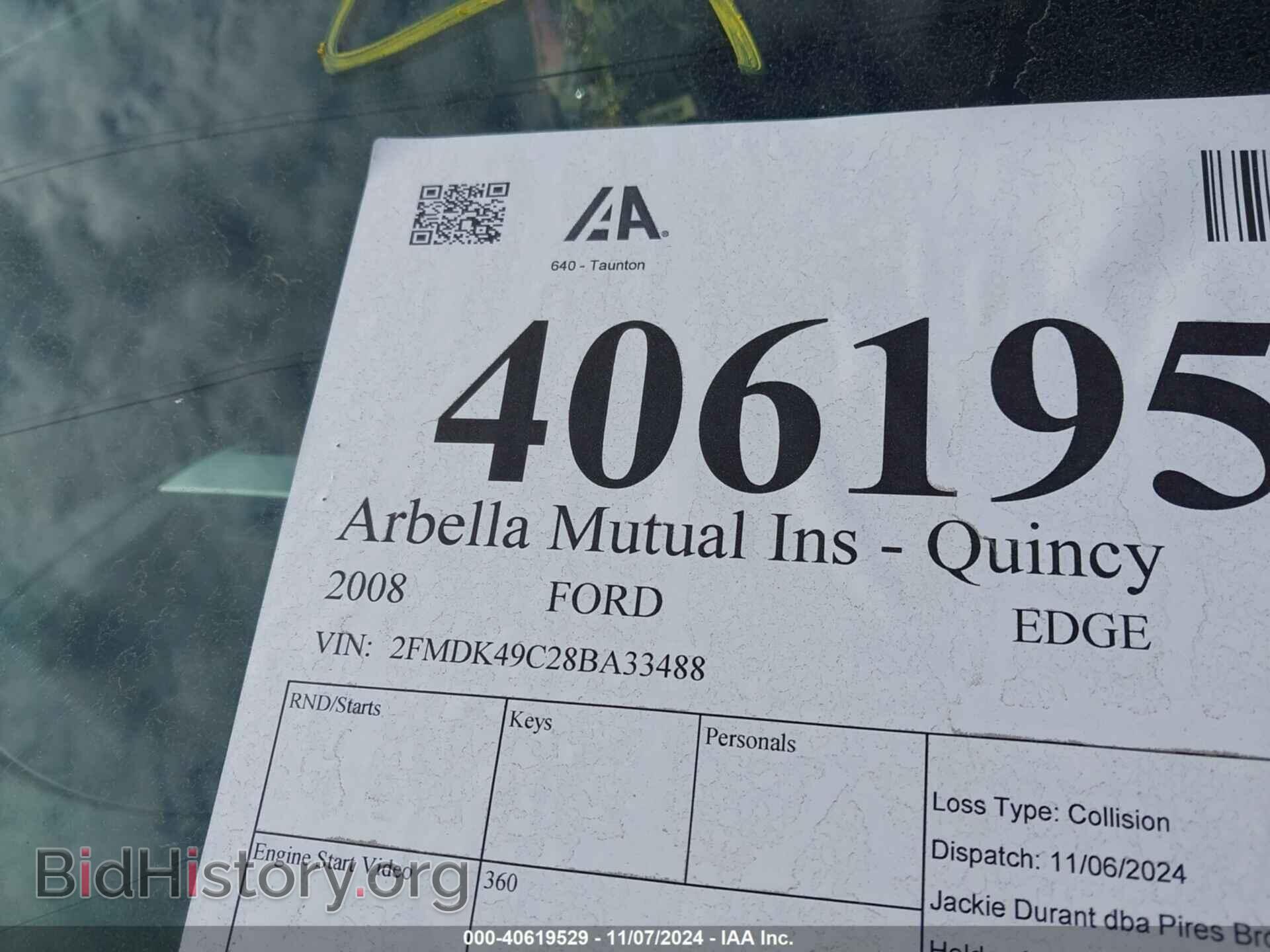 2008 FORD EDGE - VIN: 2FMDK49C28BA33488 - Фото 16