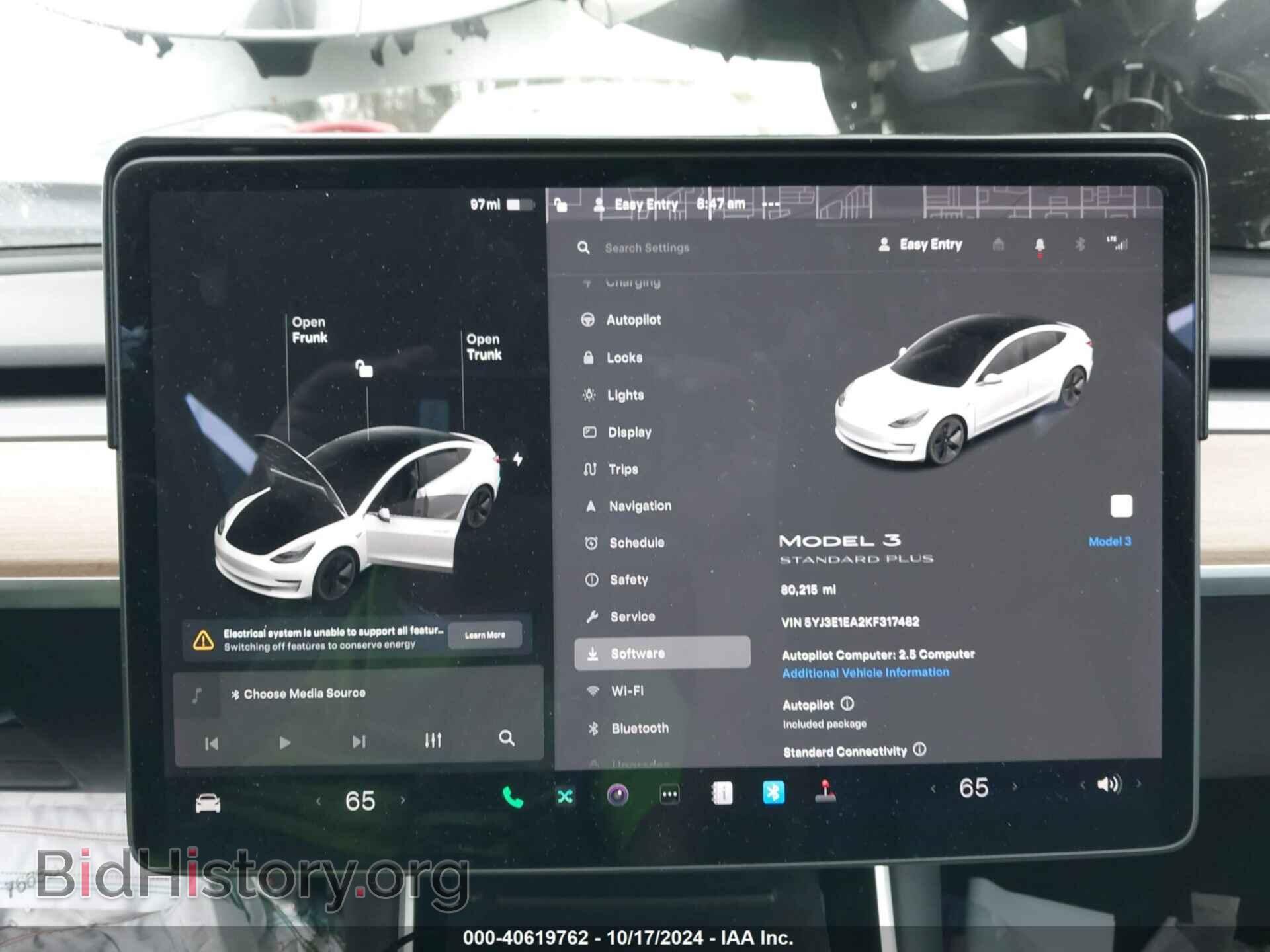 2019 TESLA MODEL 3 - VIN: 5YJ3E1EA2KF317482 - Фото 18