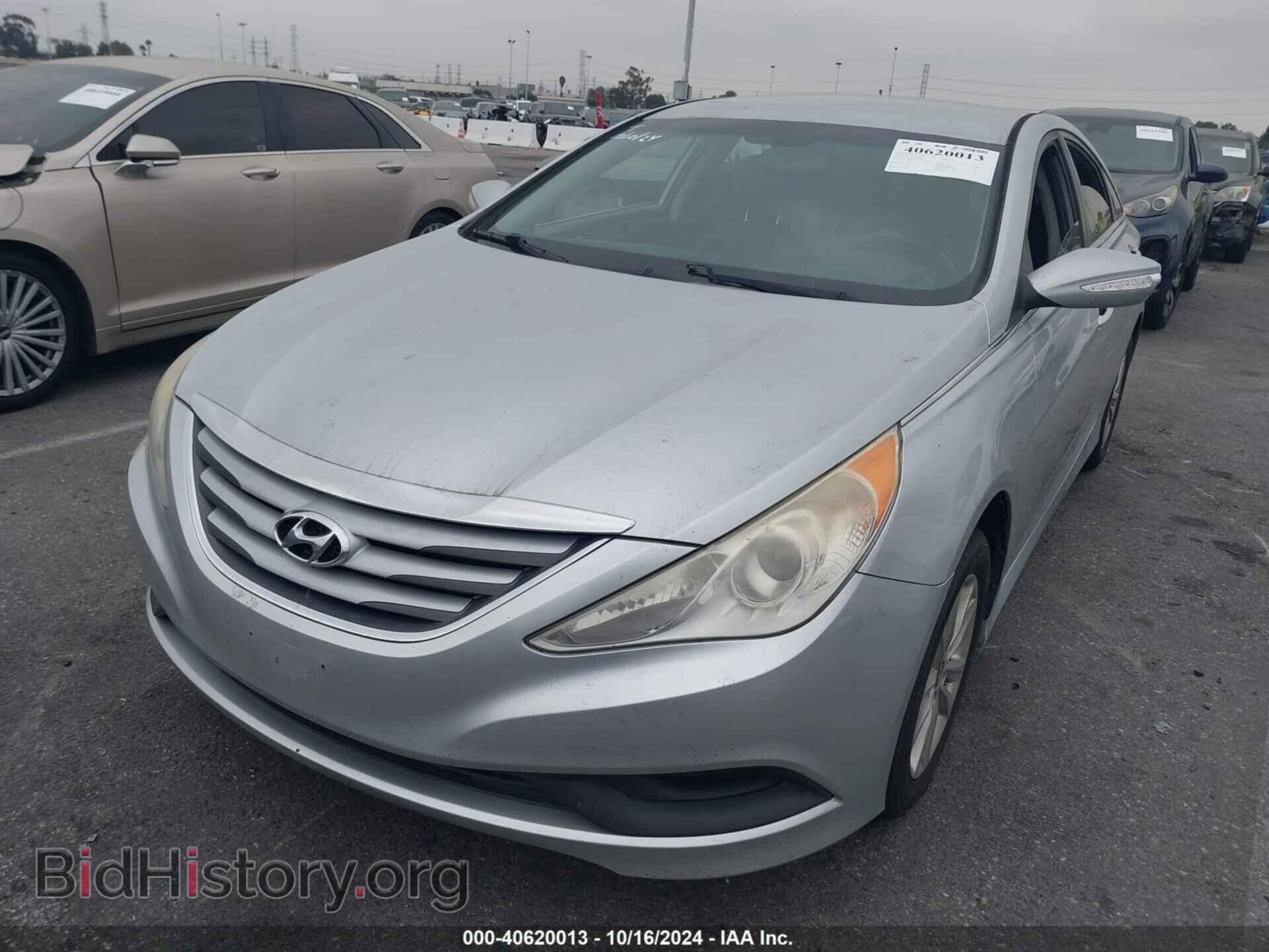 2014 HYUNDAI SONATA - VIN: 5NPEB4AC0EH906496 - Фото 2