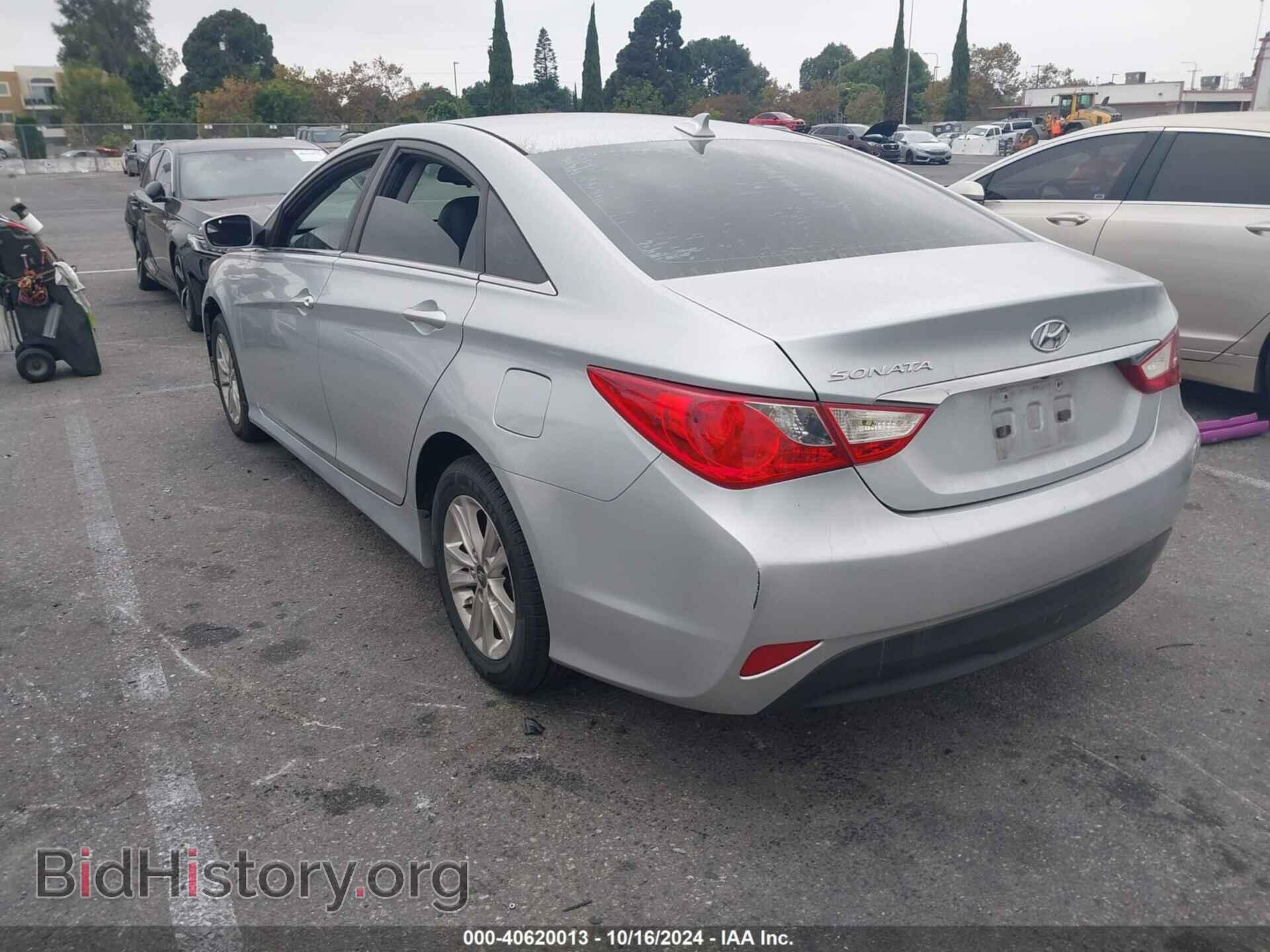 2014 HYUNDAI SONATA - VIN: 5NPEB4AC0EH906496 - Фото 3