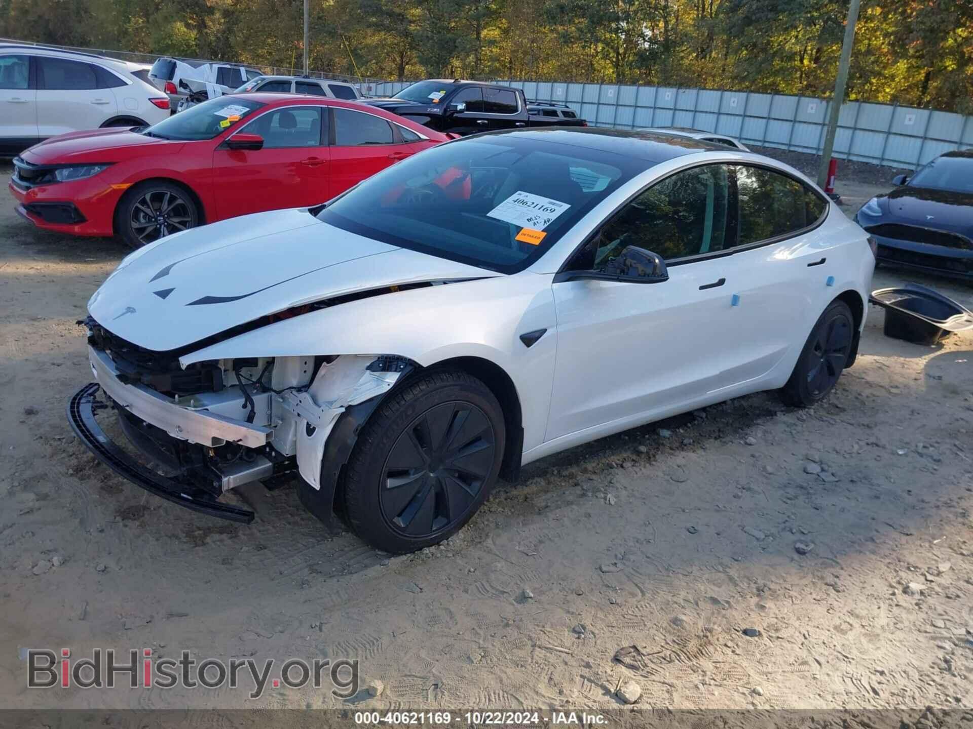 2024 TESLA MODEL 3 - VIN: 5YJ3E1EA7RF824775 - Фото 2