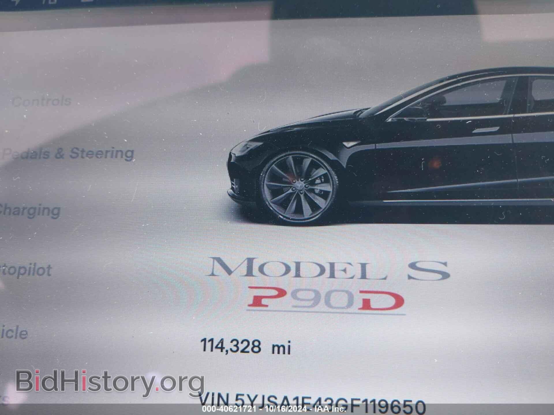 2016 TESLA MODEL S - VIN: 5YJSA1E43GF119650 - Photo 7