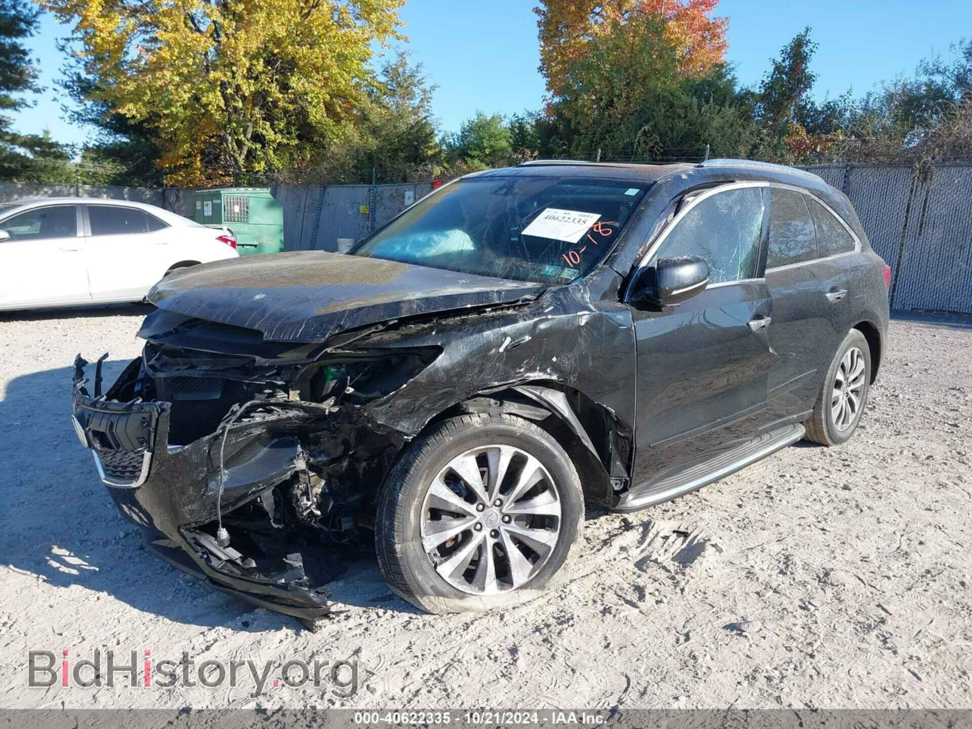 2014 ACURA MDX - VIN: 5FRYD4H45EB021052 - Фото 2