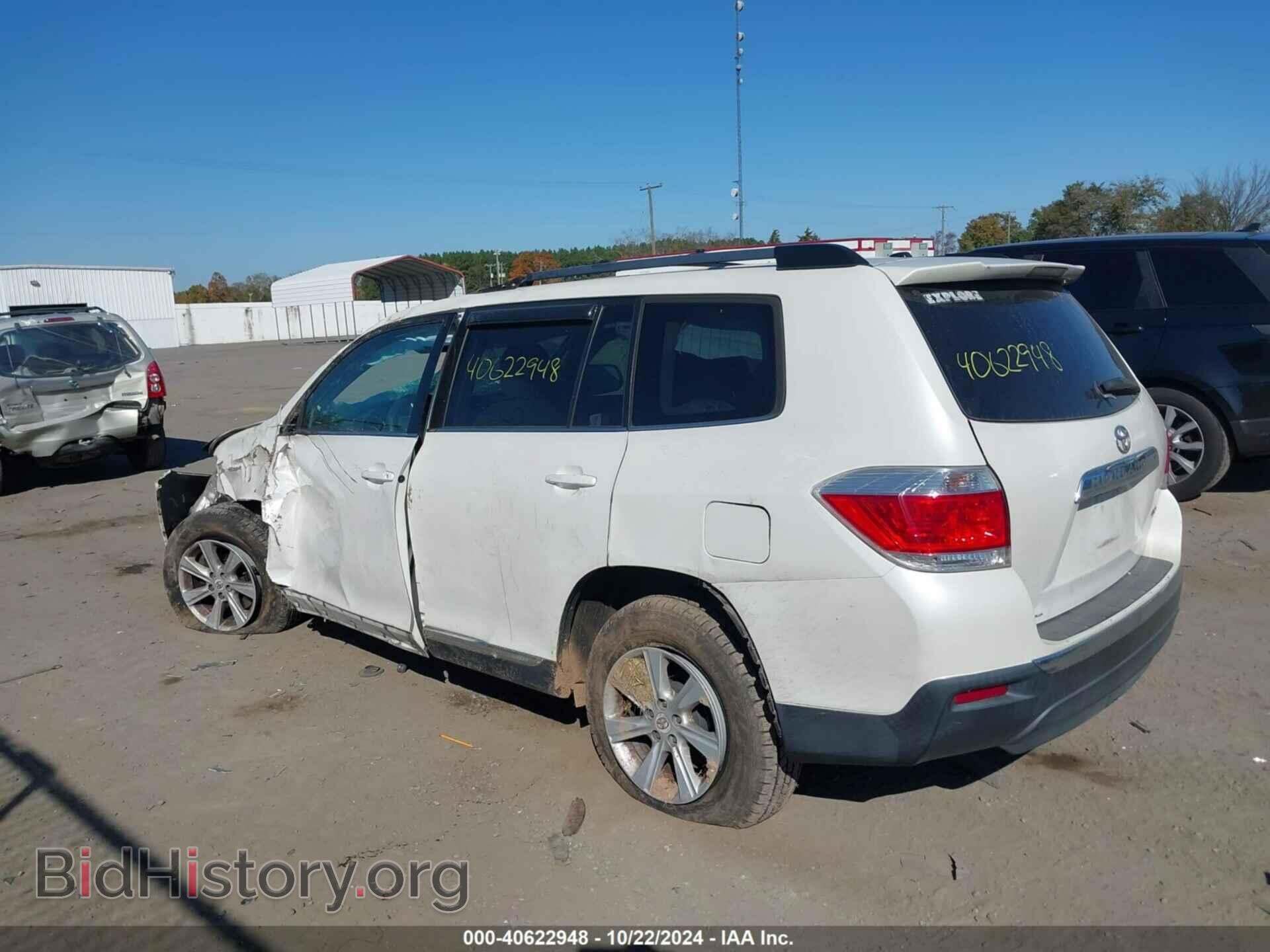 2012 TOYOTA HIGHLANDER - VIN: 5TDBK3EH3CS145344 - Фото 3