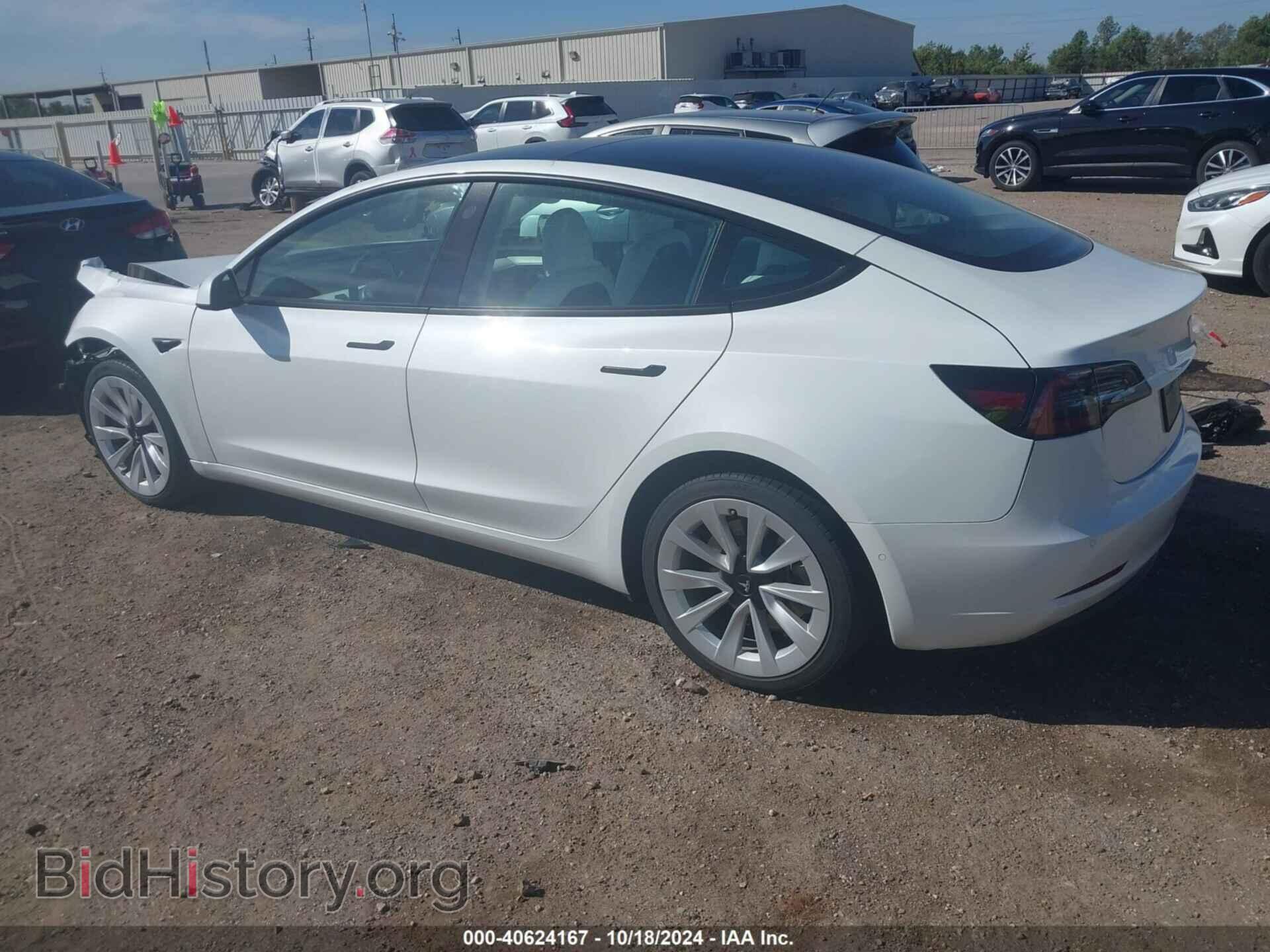 2022 TESLA MODEL 3 - VIN: 5YJ3E1EB2NF259015 - Фото 3