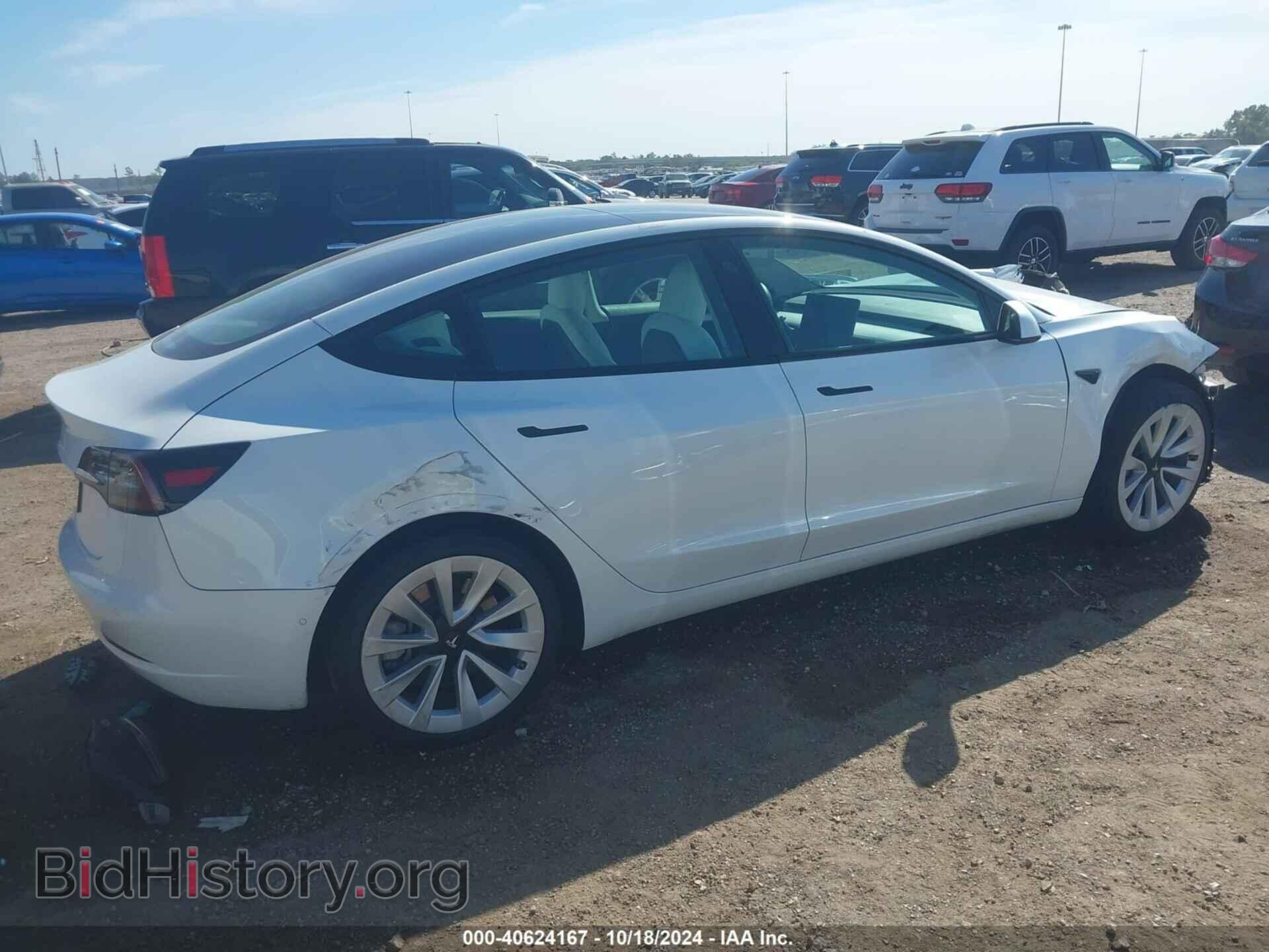 2022 TESLA MODEL 3 - VIN: 5YJ3E1EB2NF259015 - Фото 4