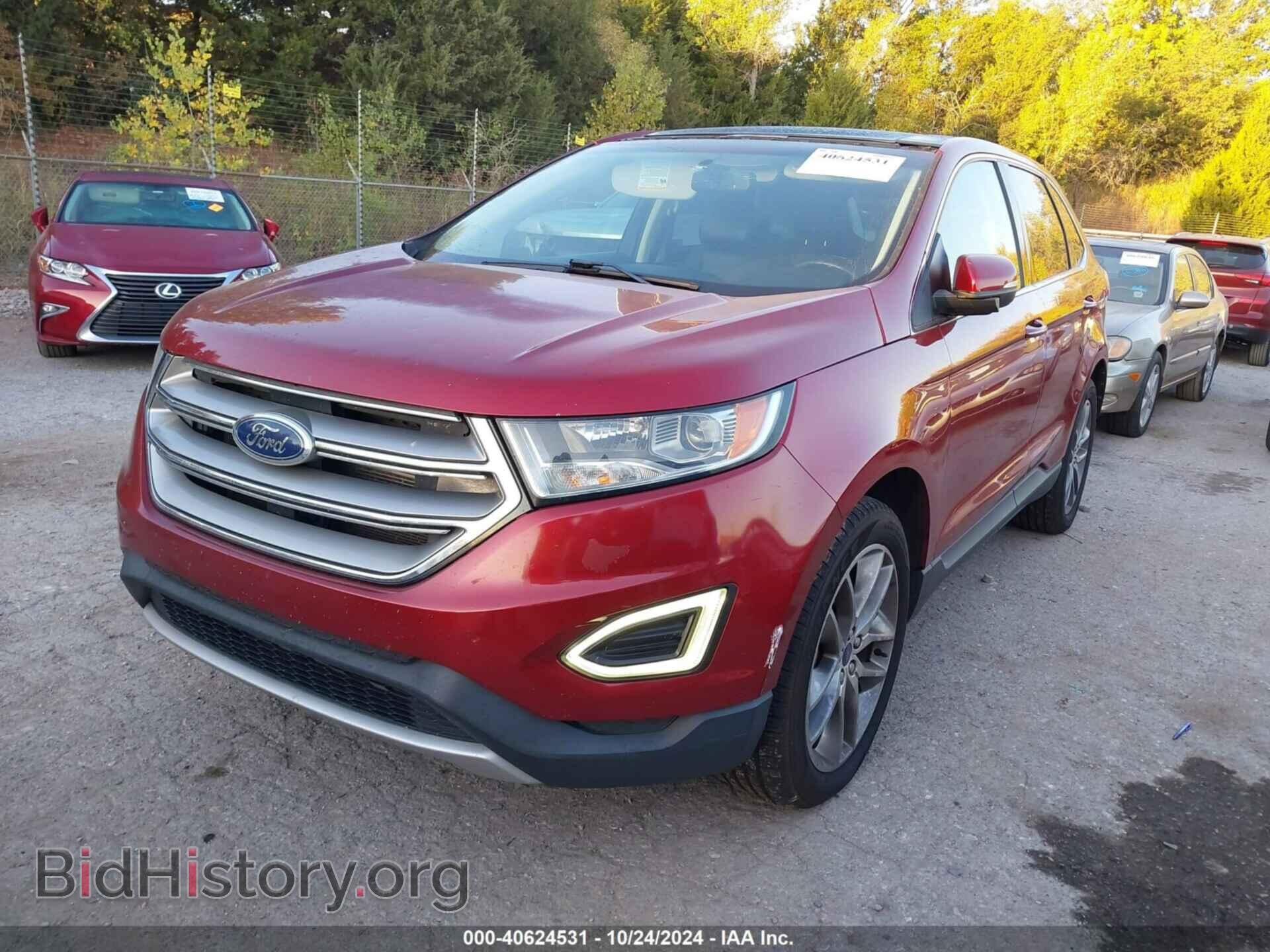 2015 FORD EDGE - VIN: 2FMTK3K82FBC41850 - Фото 2