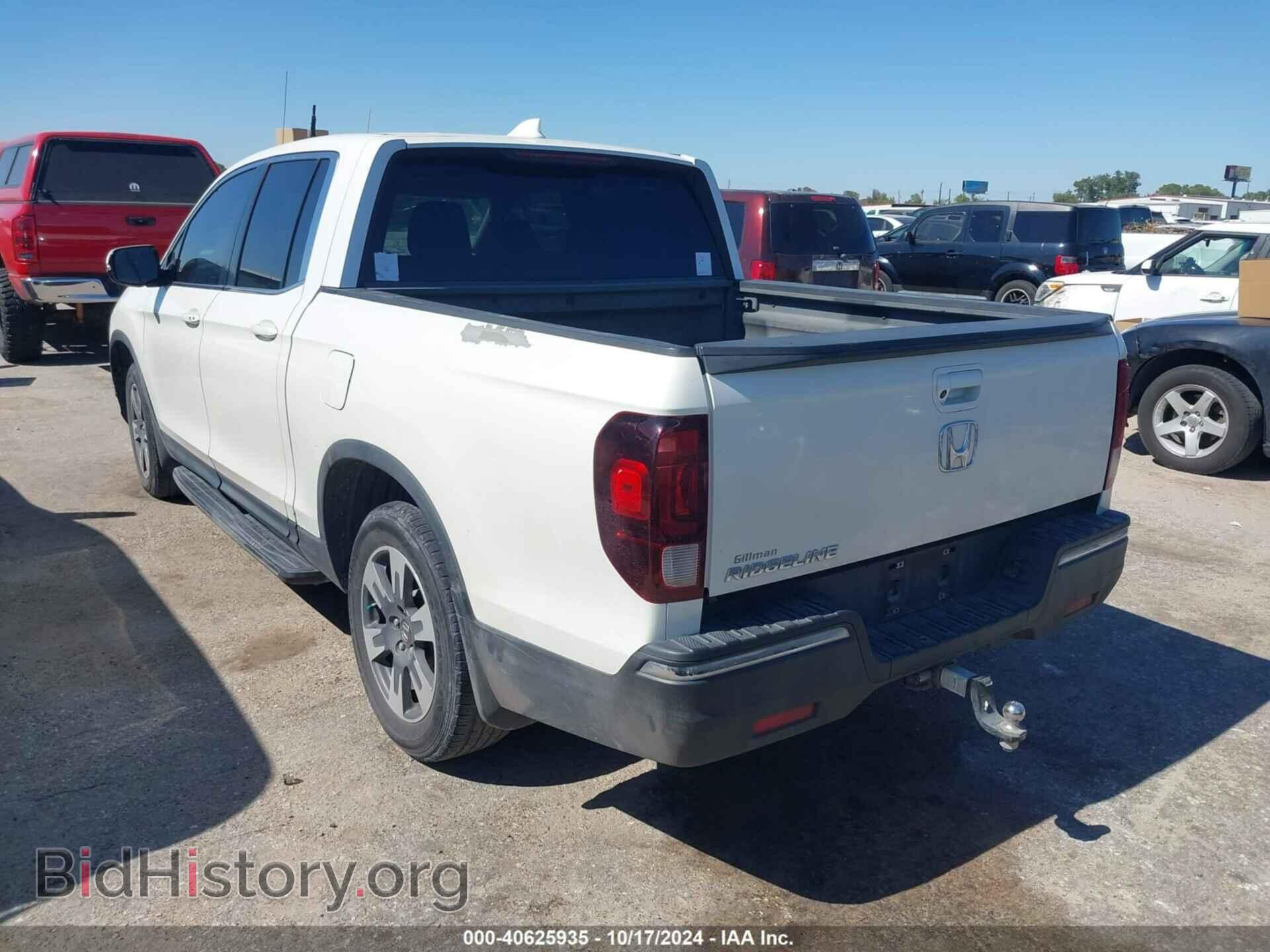 2017 HONDA RIDGELINE - VIN: 5FPYK2F67HB011568 - Фото 3