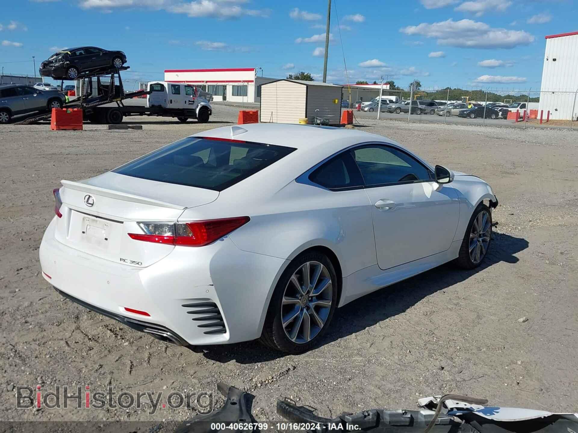 2016 LEXUS RC 350 - VIN: JTHHE5BC2G5013398 - Фото 4