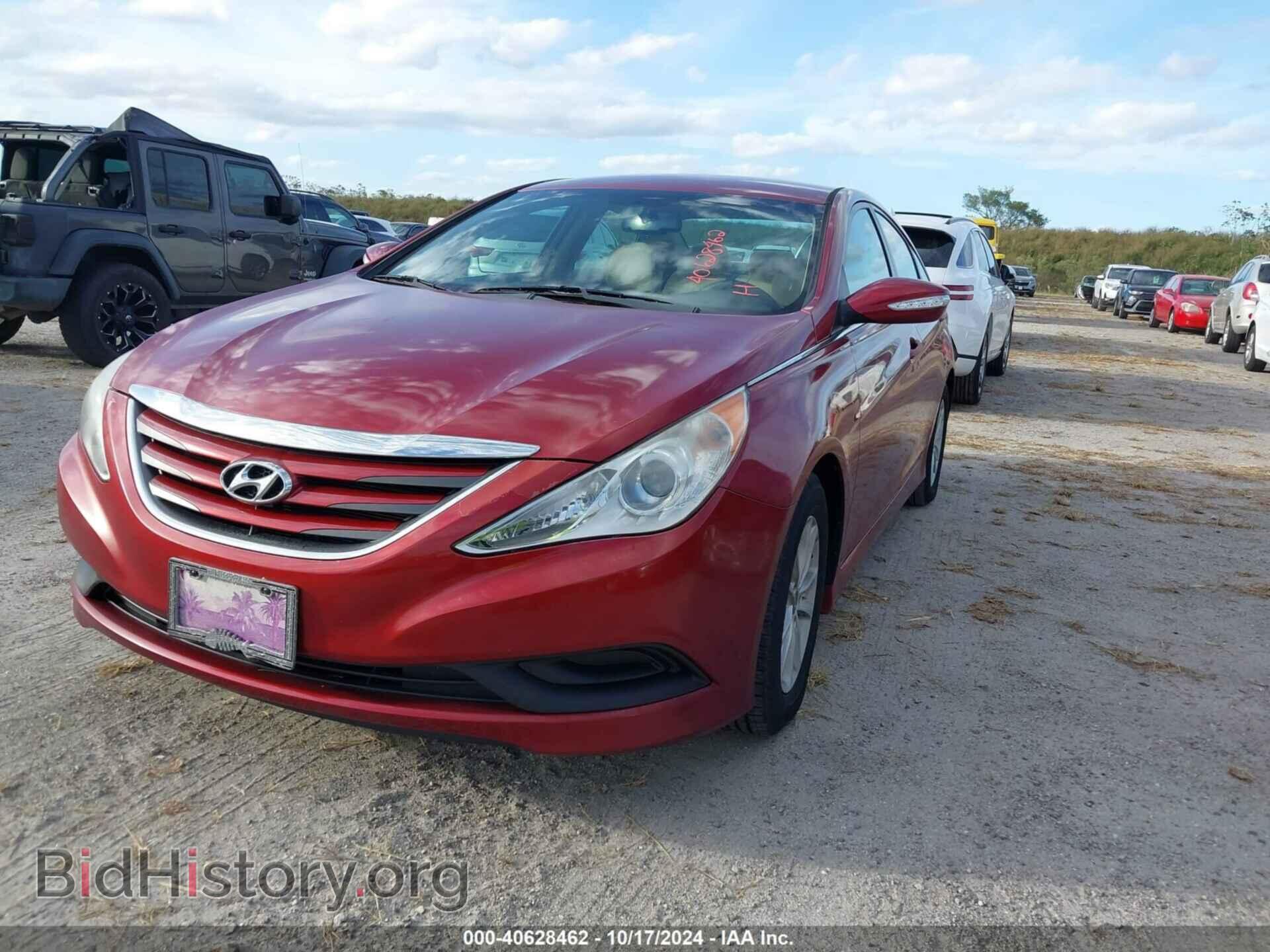 2014 HYUNDAI SONATA - VIN: 5NPEB4AC2EH888227 - Фото 2