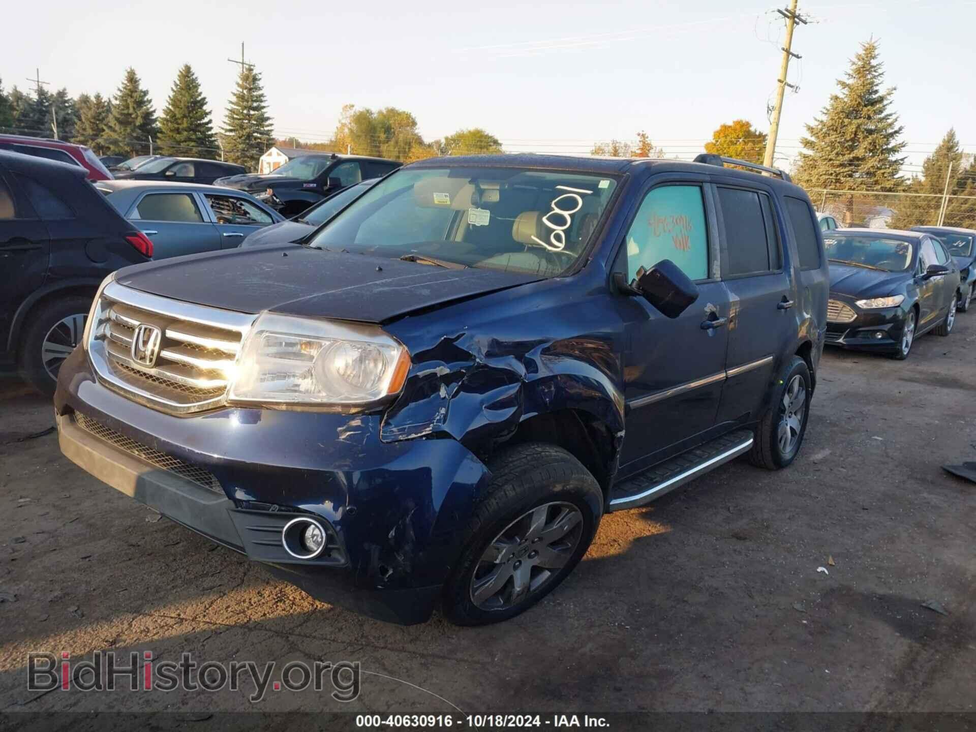 2013 HONDA PILOT - VIN: 5FNYF4H92DB076001 - Фото 2
