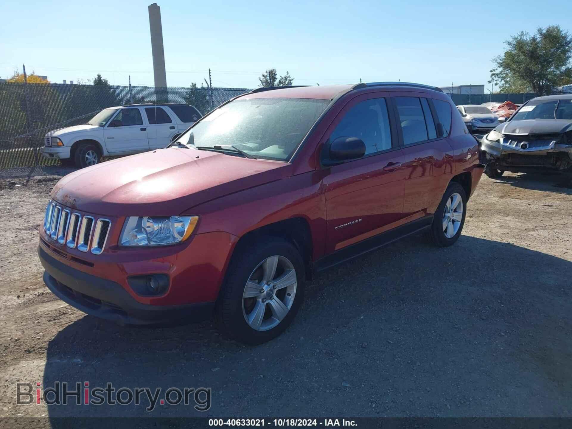 2012 JEEP COMPASS - VIN: 1C4NJCBA4CD665281 - Фото 2