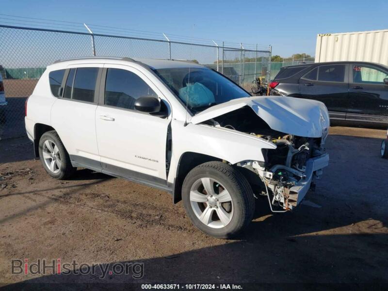 2014 Jeep COMPASS Sport (VIN 1C4NJDBB3ED670814) — фото 1 из 11, IAAI, повреждение: передняя часть