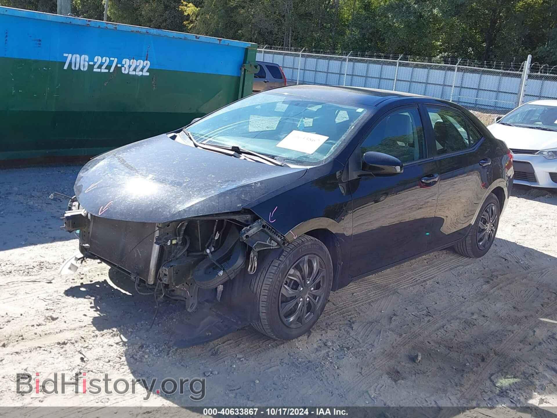 2014 TOYOTA COROLLA - VIN: 2T1BURHE9EC121799 - Фото 2