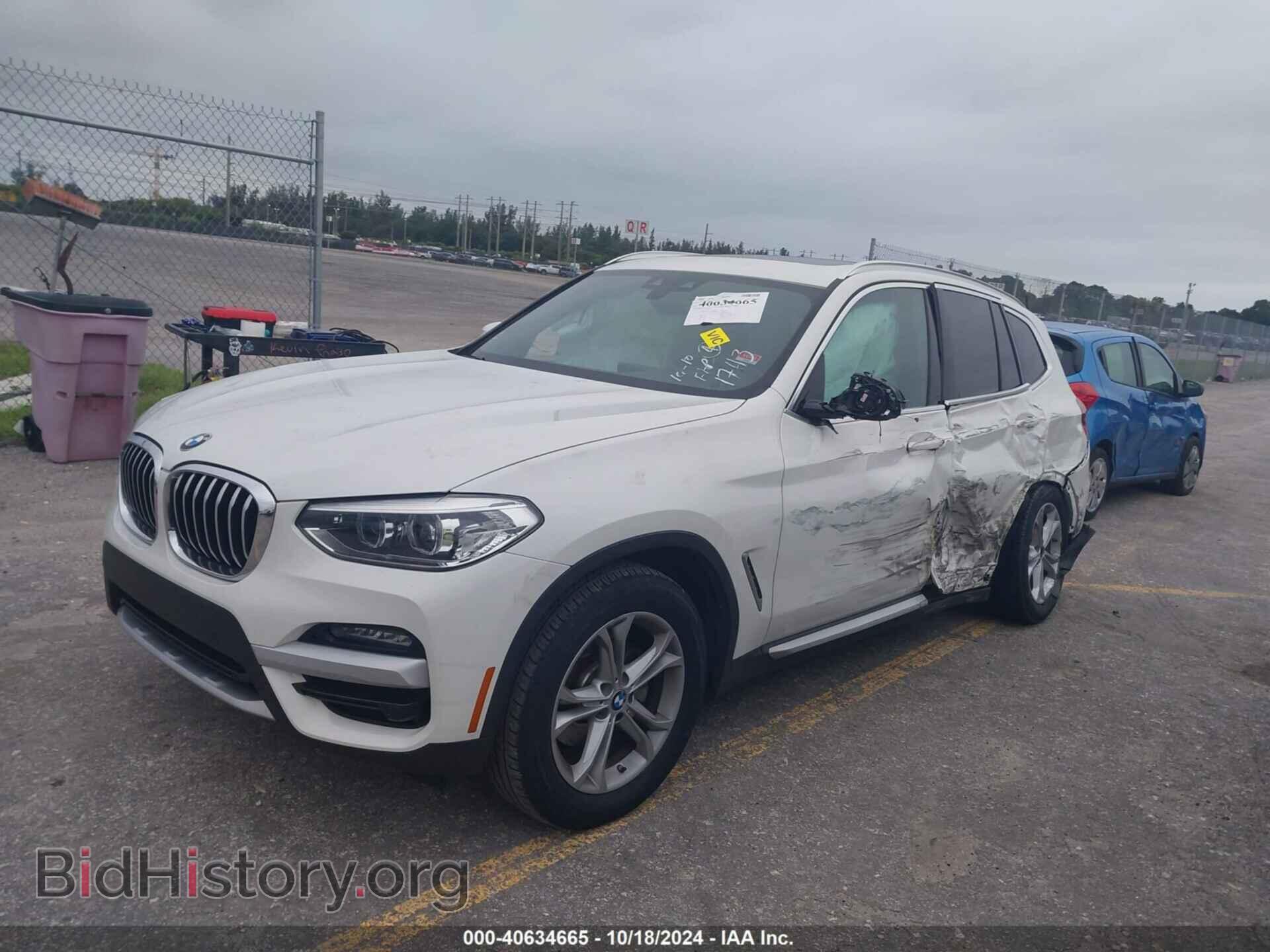 2020 BMW X3 - VIN: 5UXTY3C02L9C01743 - Фото 2