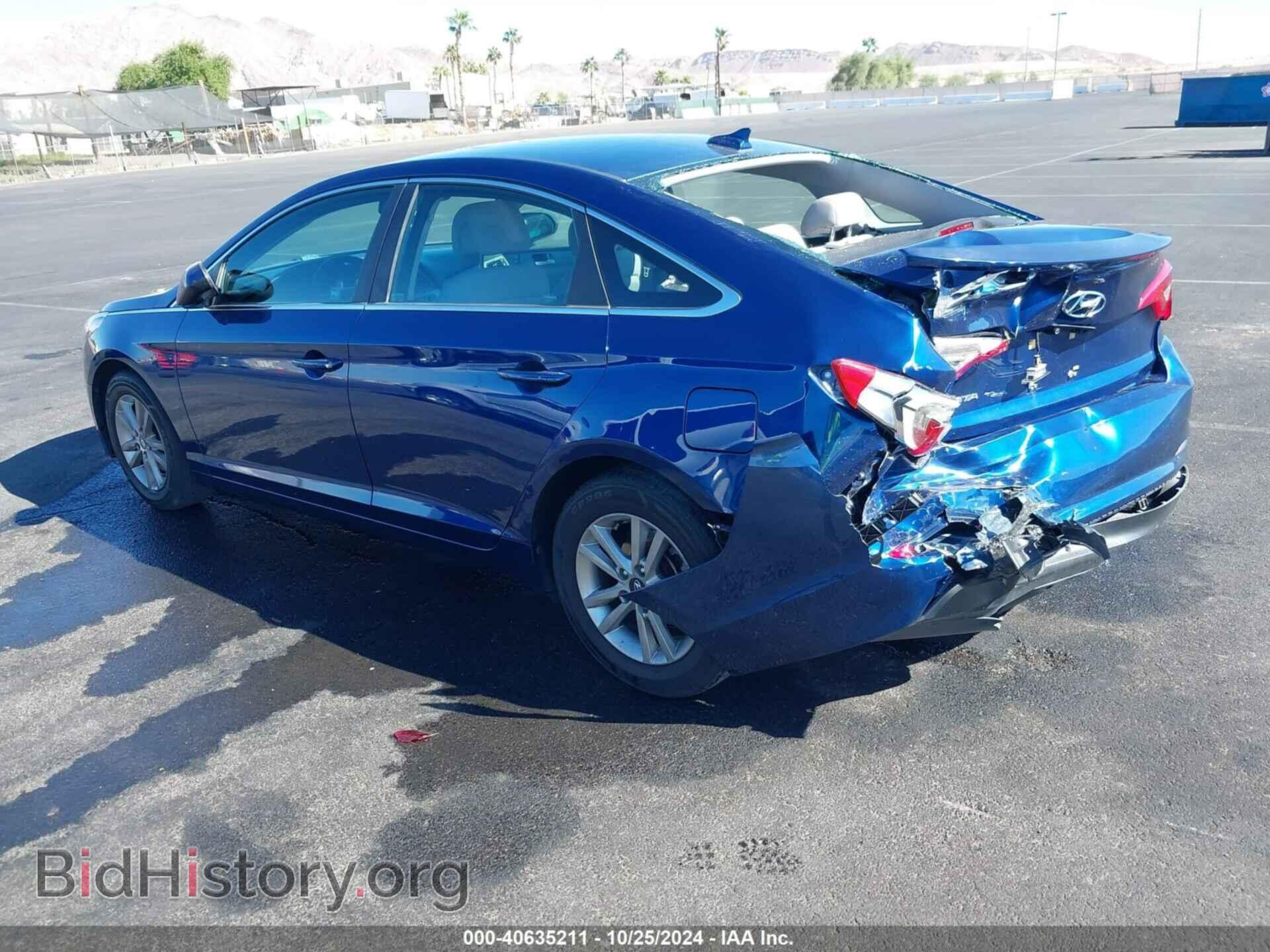 2016 HYUNDAI SONATA - VIN: 5NPE24AF2GH280141 - Фото 3