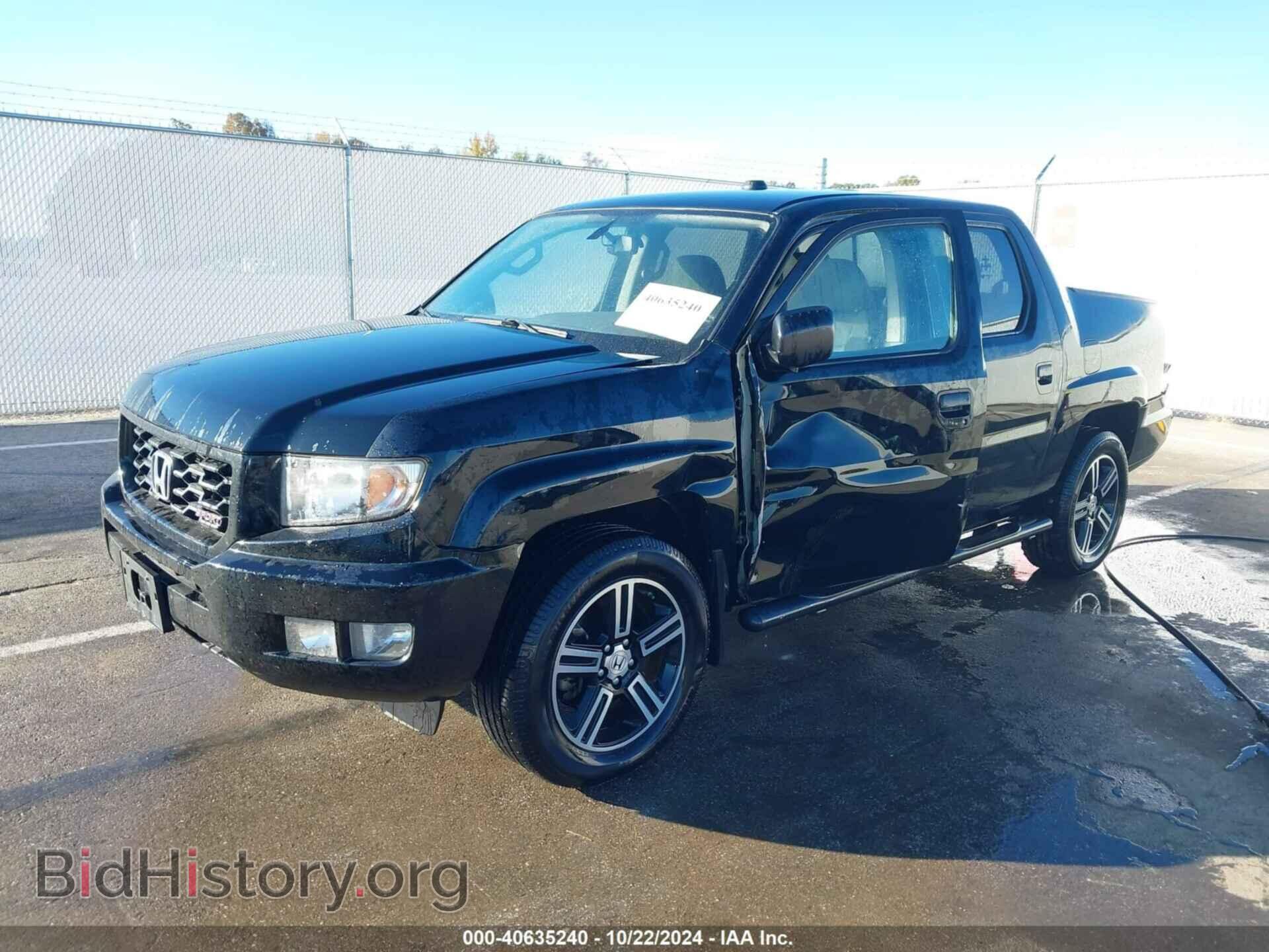 2013 HONDA RIDGELINE - VIN: 5FPYK1F79DB015280 - Фото 2