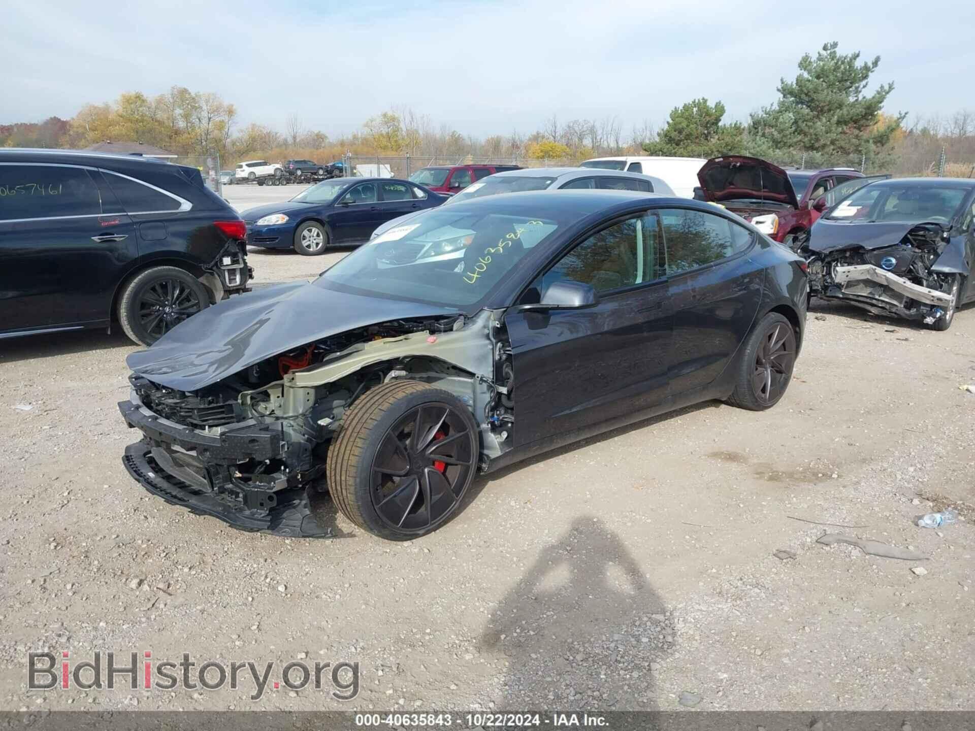 2024 TESLA MODEL 3 - VIN: 5YJ3E1ET2RF801101 - Фото 2