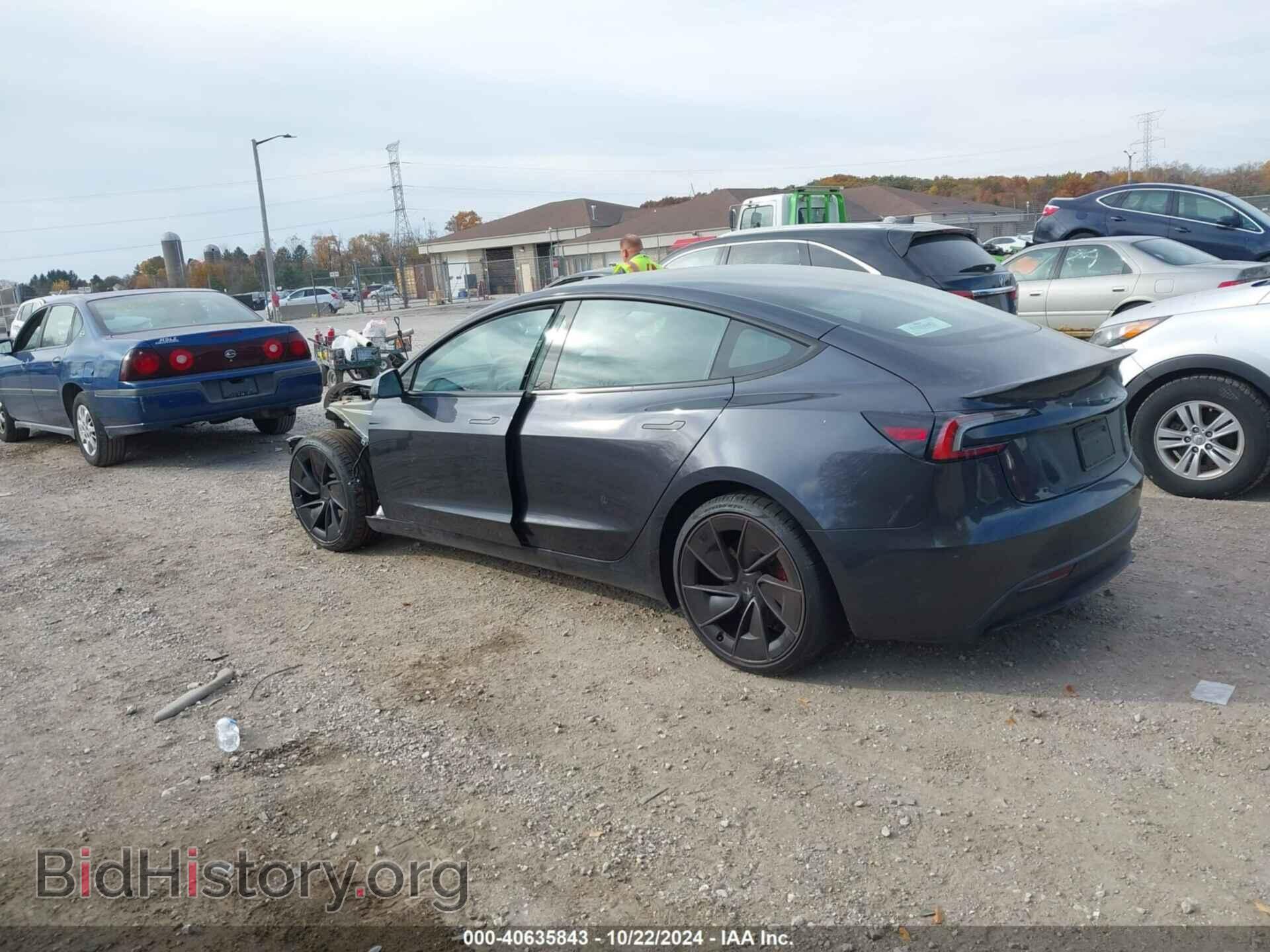 2024 TESLA MODEL 3 - VIN: 5YJ3E1ET2RF801101 - Фото 3
