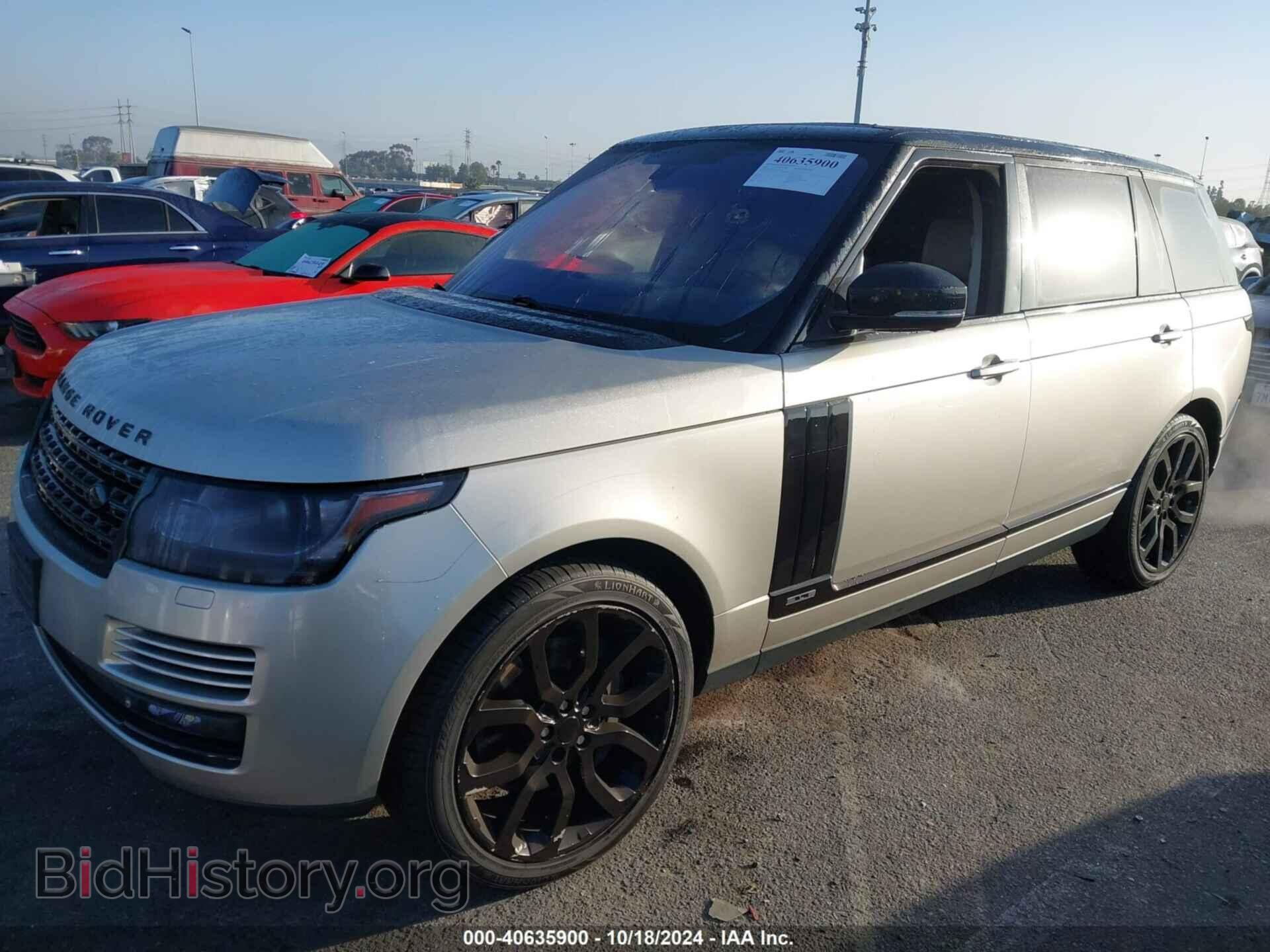 2015 LAND ROVER RANGE ROVER - VIN: SALGS3TF5FA218358 - Фото 2