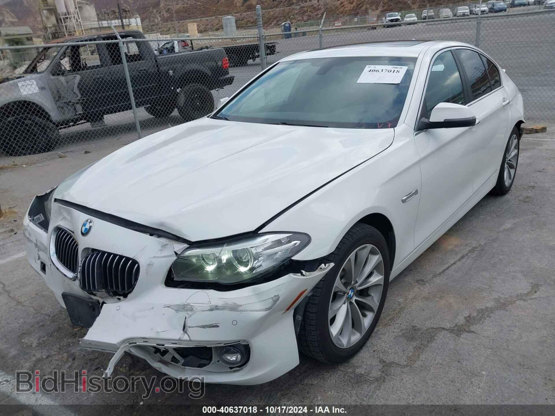 2016 BMW 528I - VIN: WBA5A5C56GD526902 - Фото 2