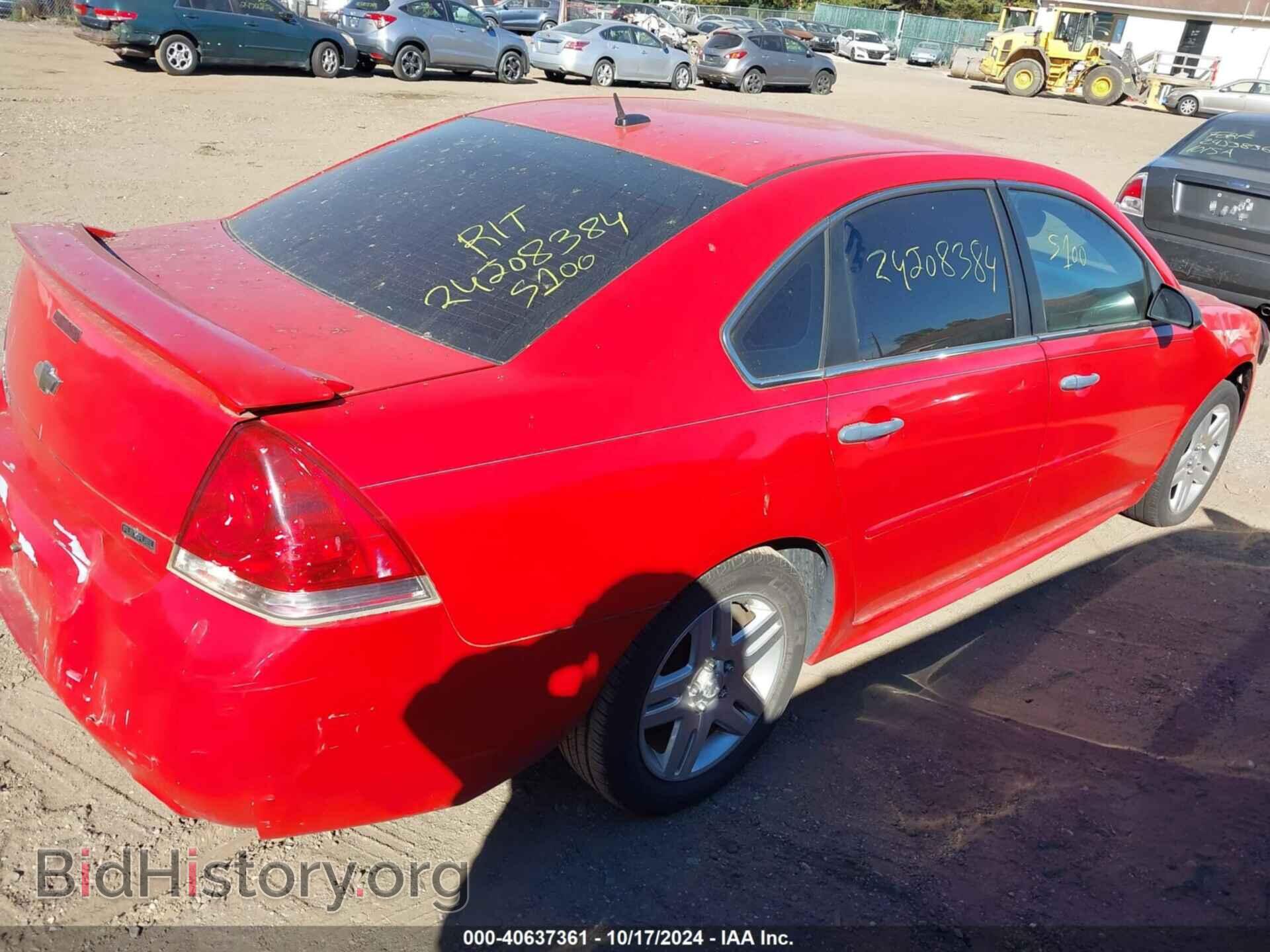 2012 CHEVROLET IMPALA - VIN: 2G1WB5E38C1214059 - Фото 4