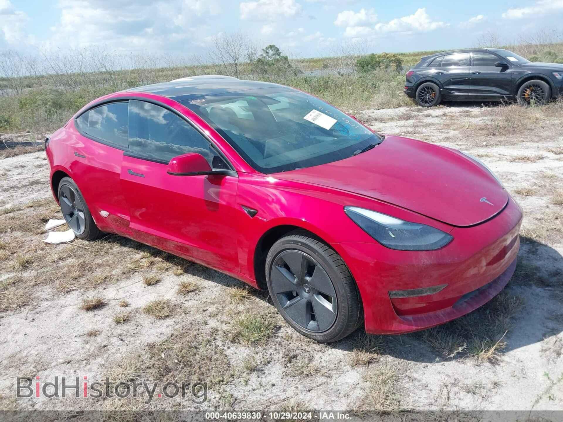 Фотография 5YJ3E1EB3NF102335 - TESLA MODEL 3 2022