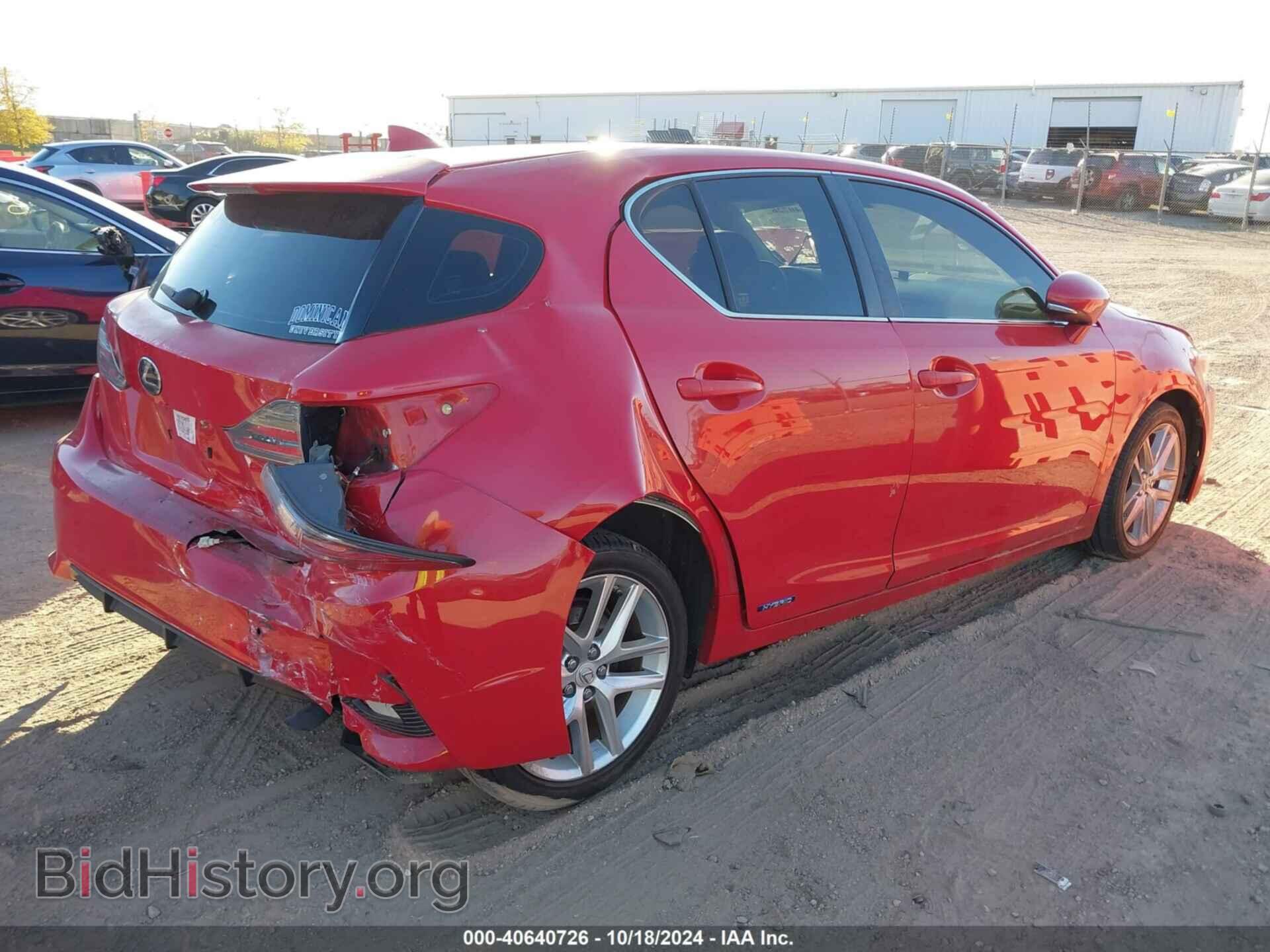2015 LEXUS CT 200H - VIN: JTHKD5BH8F2228059 - Фото 4