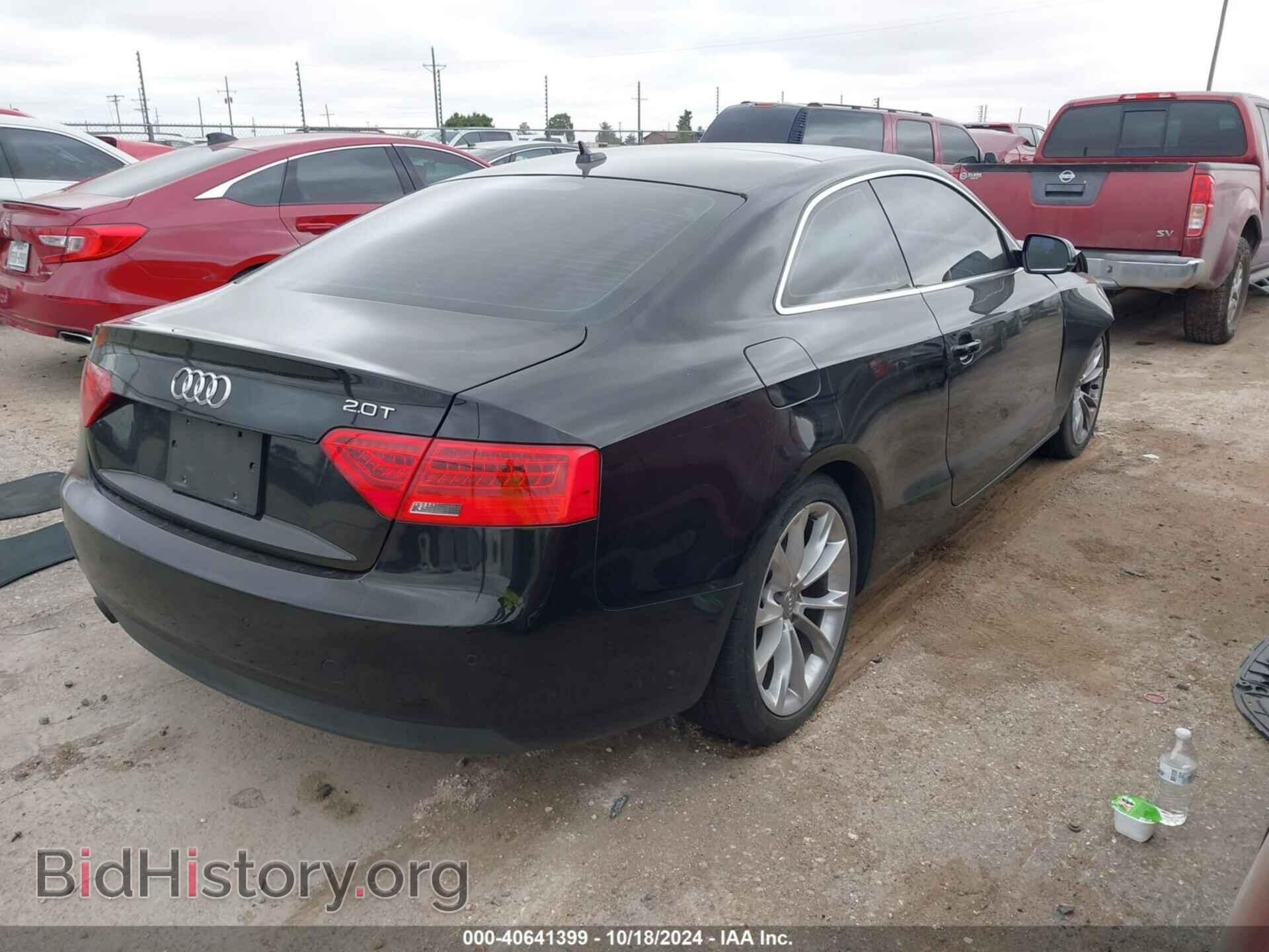 2013 AUDI A5 - VIN: WAULFAFRXDA042521 - Photo 4