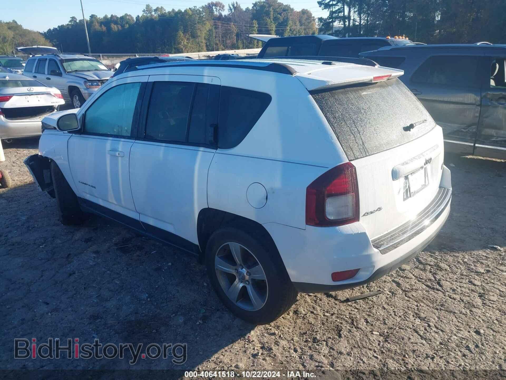 2016 JEEP COMPASS - VIN: 1C4NJDEB4GD730341 - Фото 3