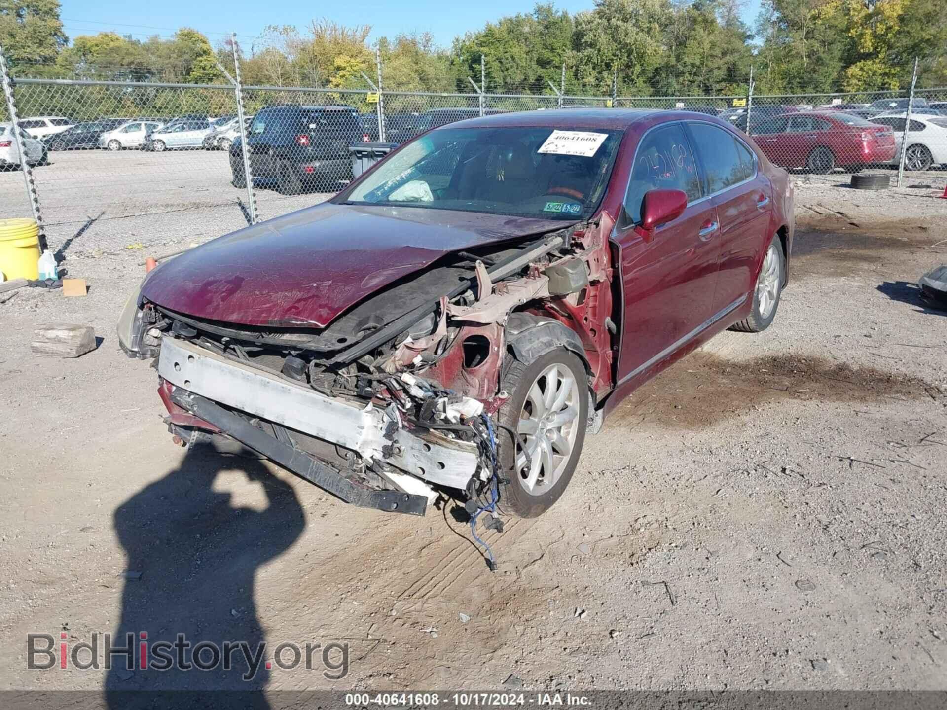 2007 LEXUS LS 460 - VIN: JTHBL46F875015859 - Фото 2